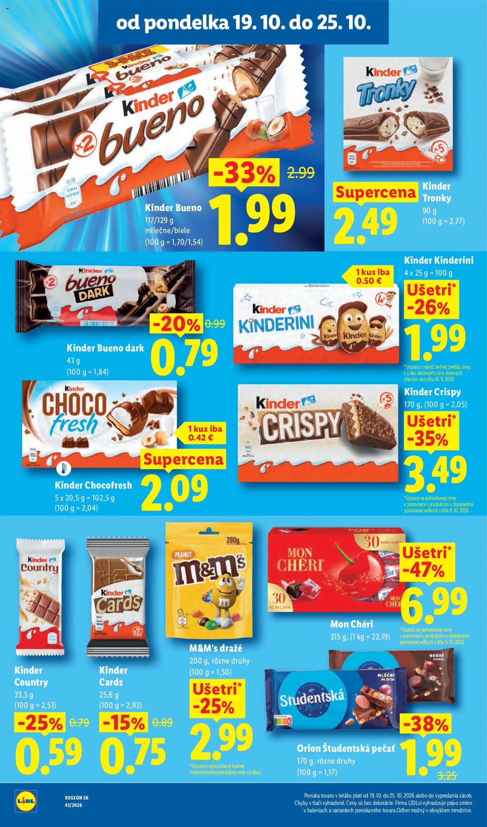 Nové Lidl akcie – leták je platný od 19.10.2026 | Strana: 27