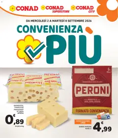 Anteprima del volantino Conad volantino Convenienza Più Campania valido a partire dal 02/09/2026