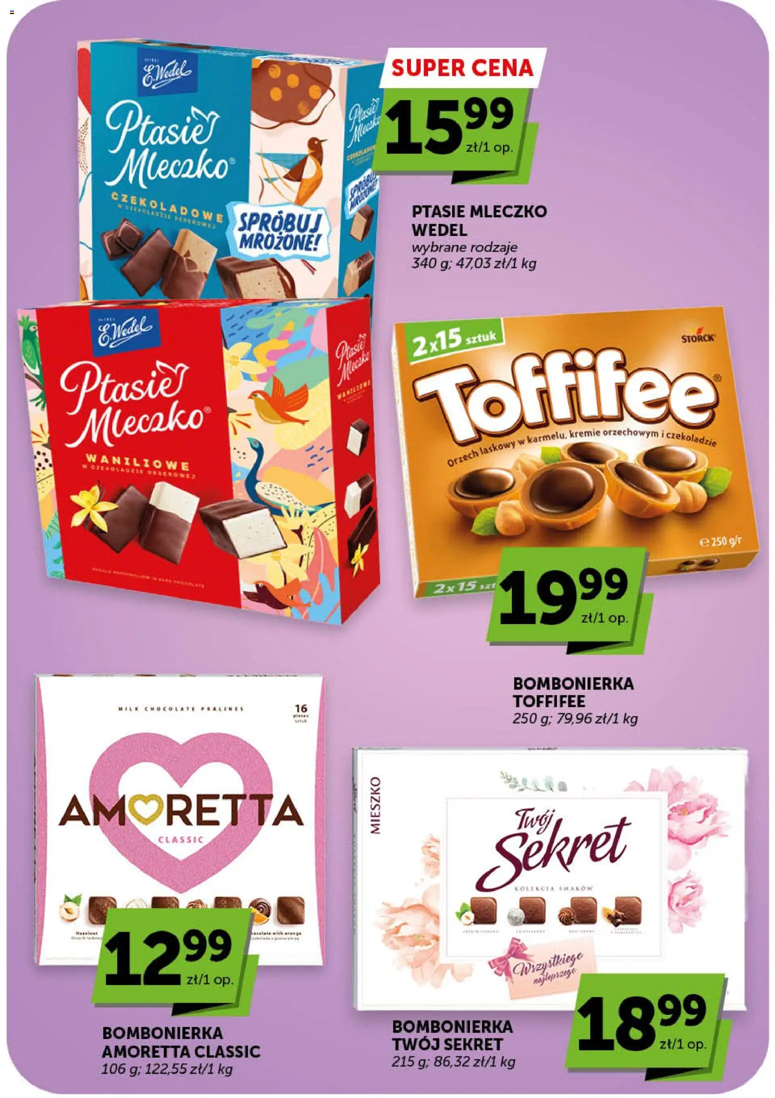 Euro Sklep gazetka - Minimarket od 14.05.2026 | Strona: 14 | Produkty: Bombonierka, Toffifee, Ptasie mleczko