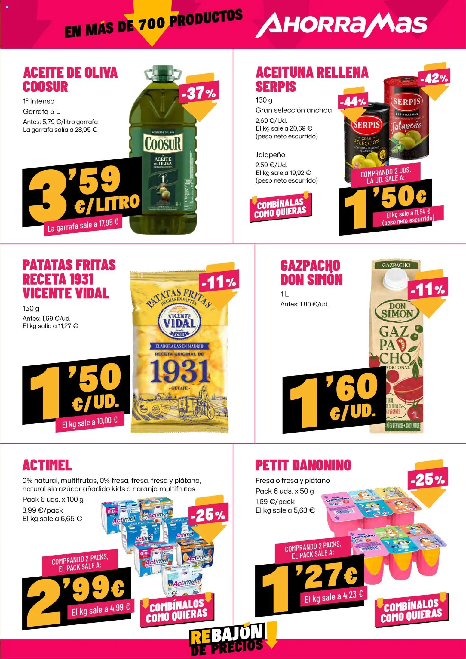 AhorraMas folleto │ válido desde el 13/08/2026 | Página: 13 | Productos: Aceite, Peso, Patatas fritas, Anchoa