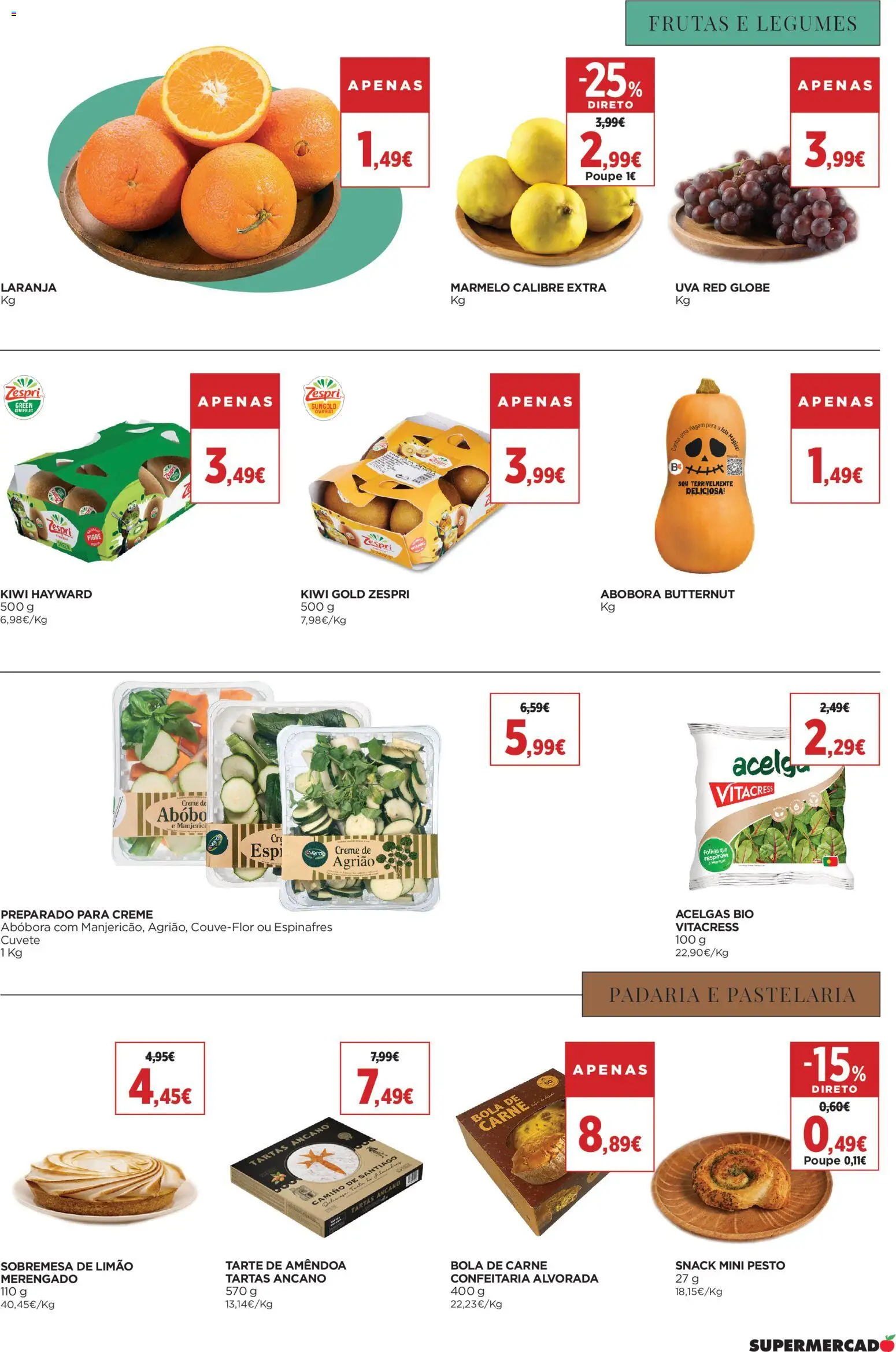 El Corte Ingles folheto │ válido de 16/10/2026 | Página: 21 | Produtos: Padaria, Frutas, Abóbora, Creme