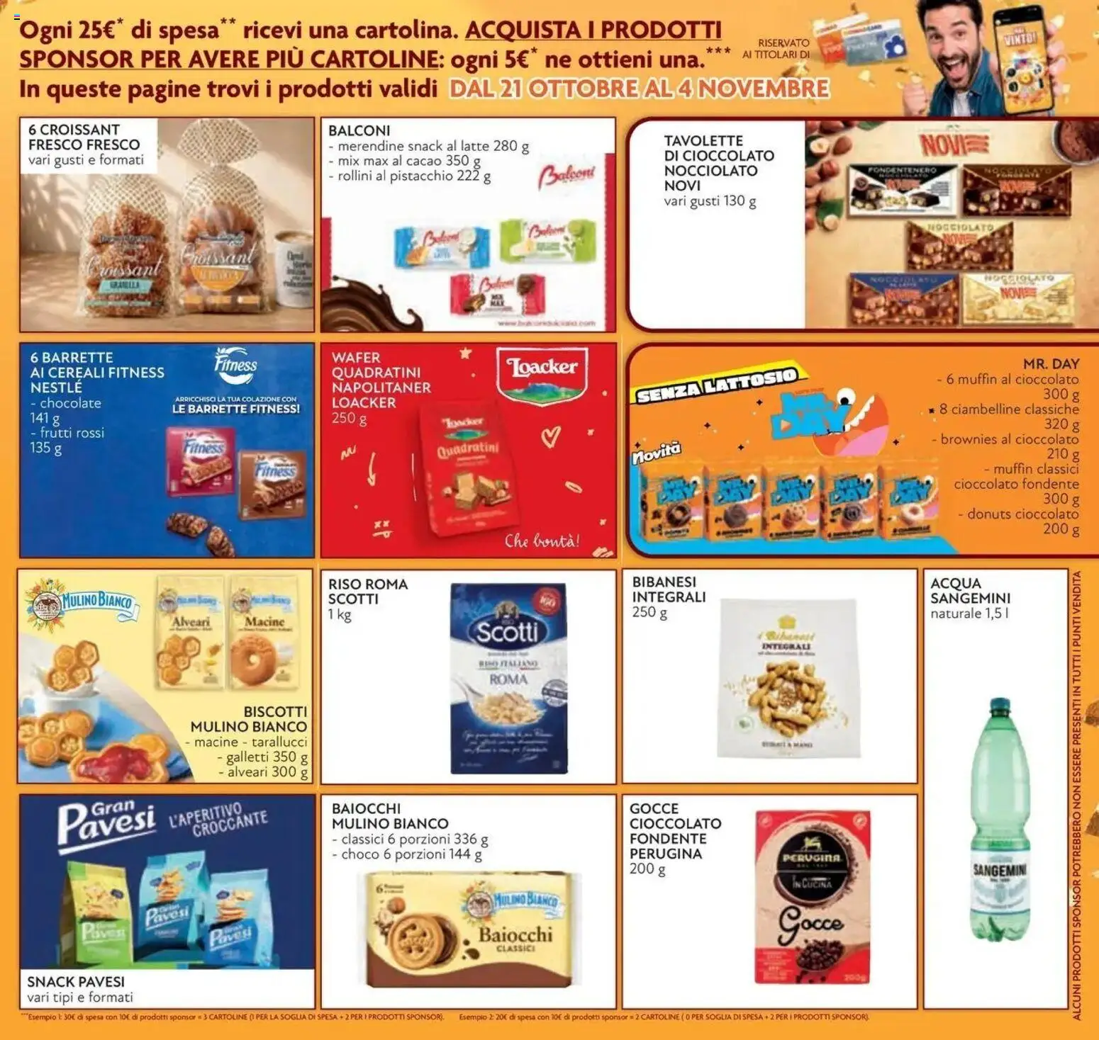Anteprima volantino Conad dal 21/10/2026 prossima settimana | Pagina: 9 | Prodotti: Cioccolato, Riso, Biscotti, Acqua