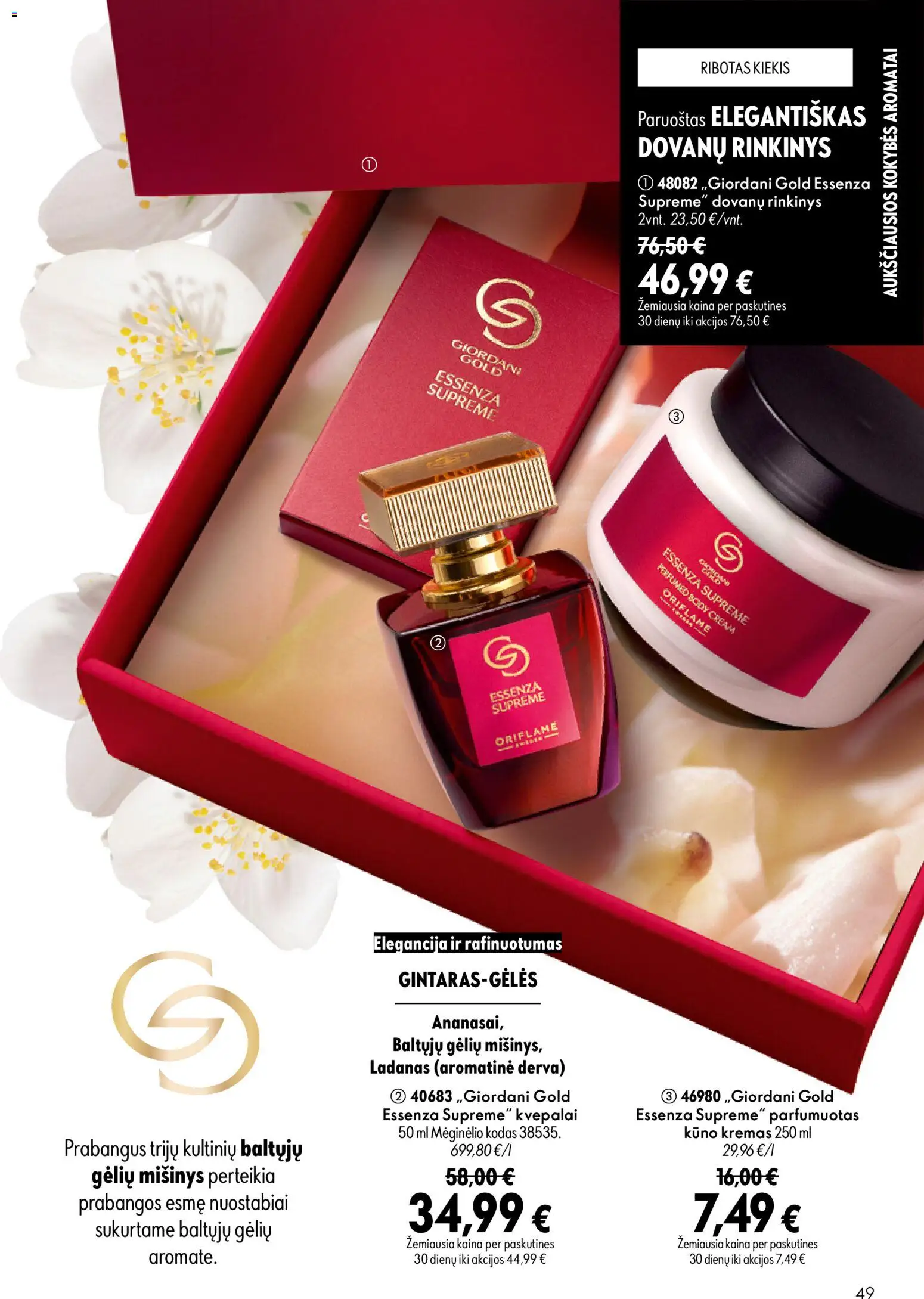 Oriflame akcijos nuo 2026.09.16 | Puslapis: 49 | Prekių: Kvepalai, Kremas, Kūno kremas
