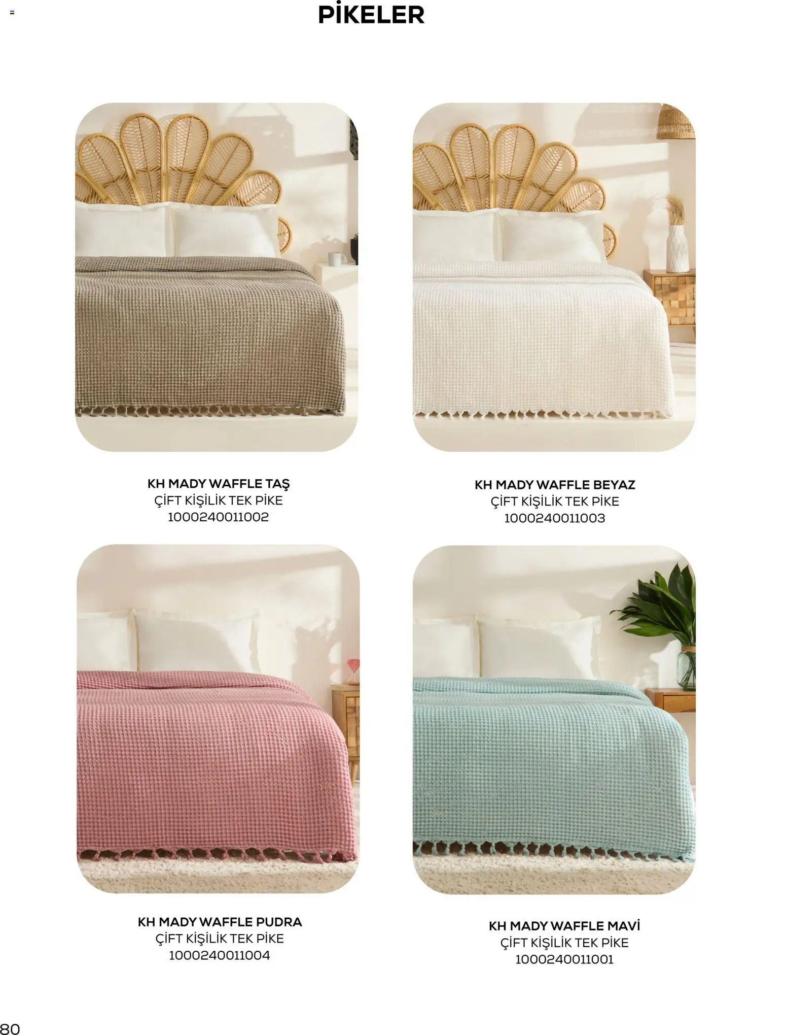 Karaca Home Katalog - 01.03.2026 tarihinden itibaren geçerlidir | Sayfa: 80 | Ürünler: Pudra, Pike