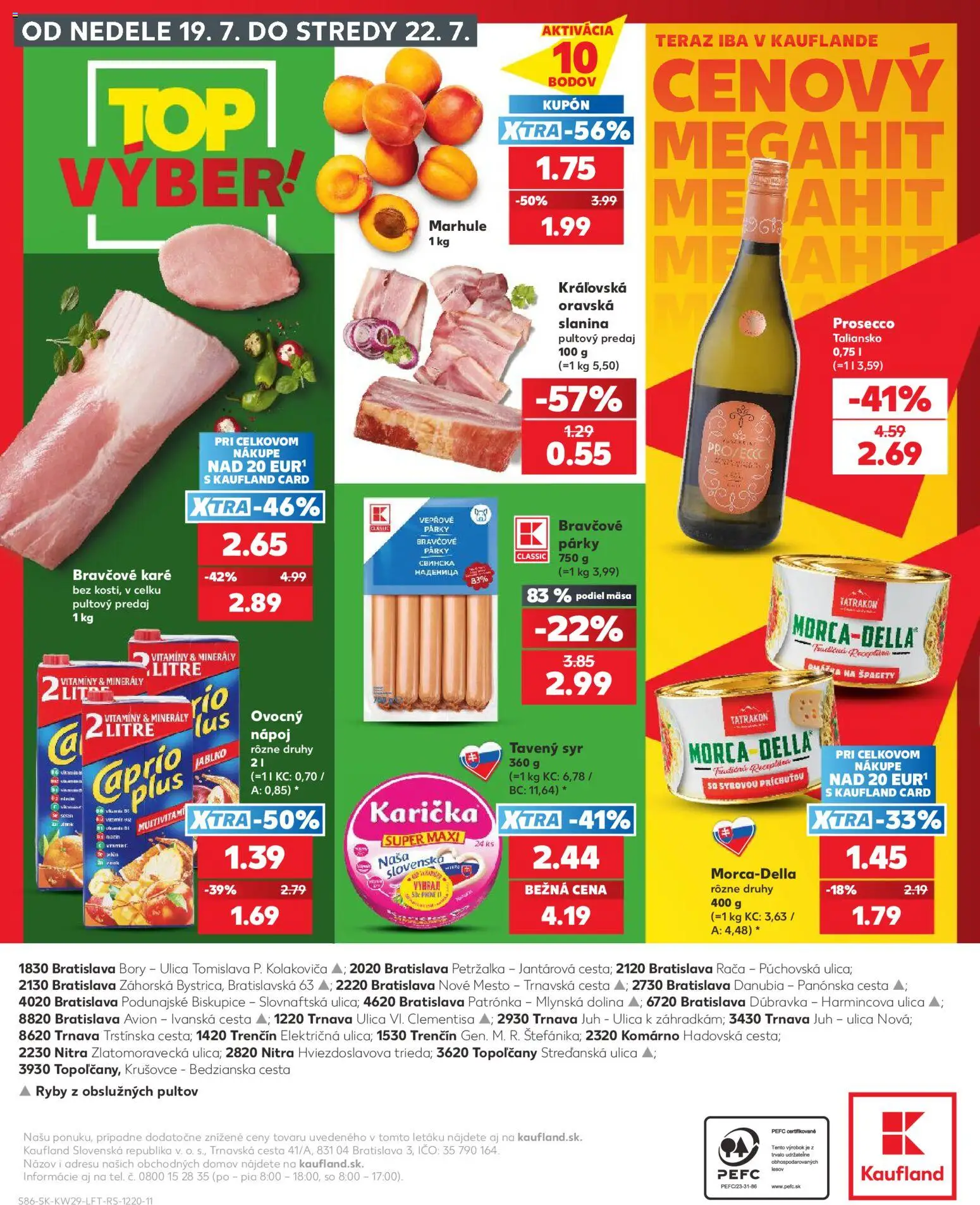 Kaufland SK akciós ujság - amely érvényes a következő dátumtól: 2026.07.16. | Oldal: 86 | Termékek: Prosecco, Tento, Só
