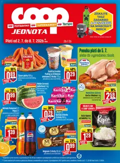 COOP Jednota leták platný od 02.07.2026