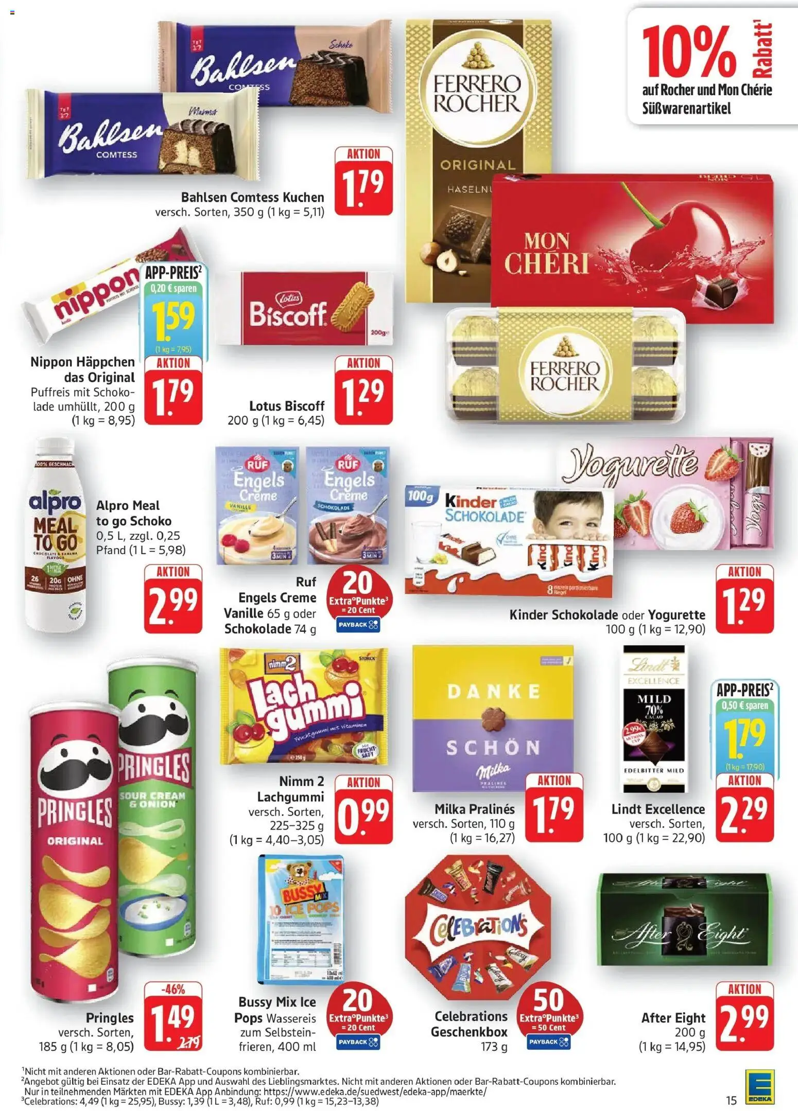 Edeka Prospekt Geislingen (ab 05.10.2026) » Angebote Online | Seite: 17 | Produkte: Yogurette, Celebrations, Alpro, Lindt