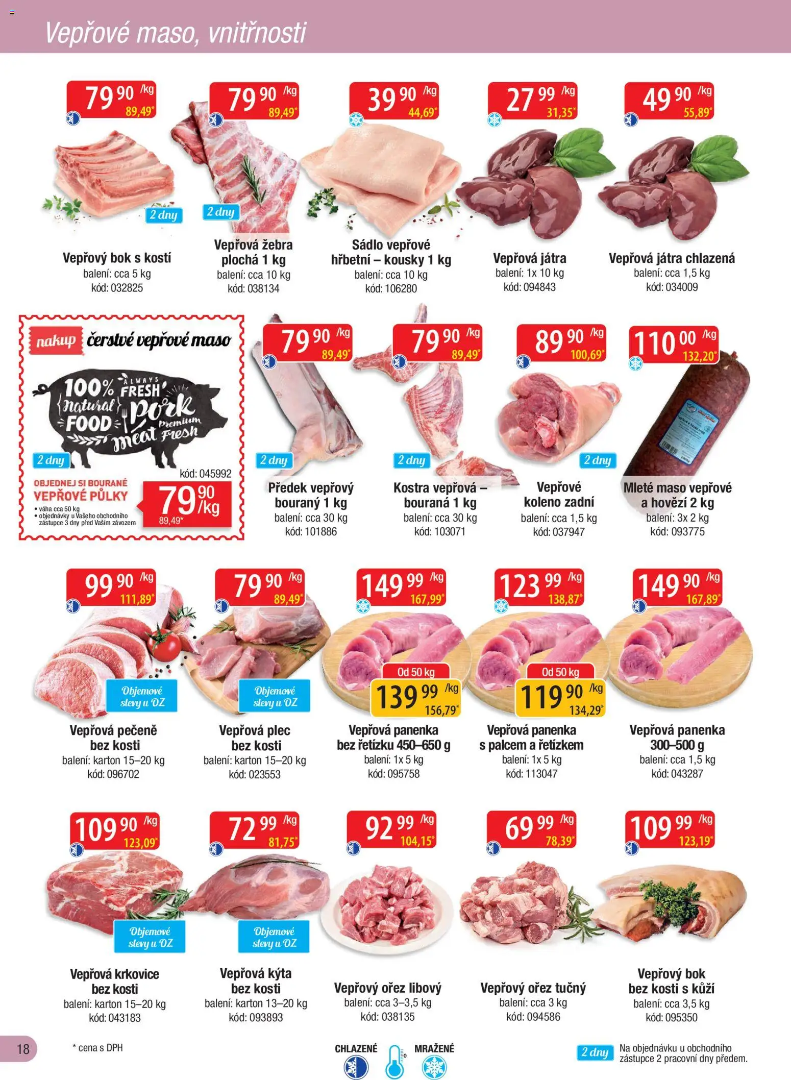 Astur & Qanto leták - Velkoobchod fresh 11/2026 od 01.11.2026 | Strana: 18 | Produkty: Sádlo, Koleno, Váha, Vepřová Kýta