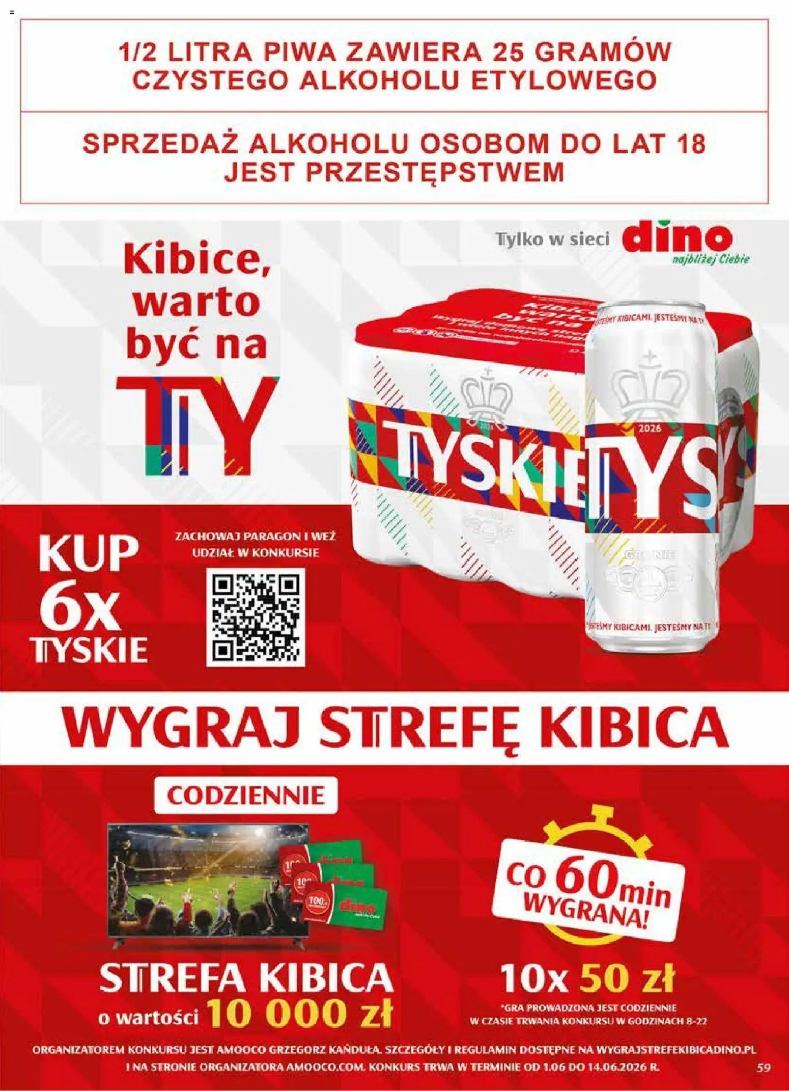 Dino gazetka od 10.06.2026 | Strona: 59 | Produkty: Gra, Tyskie