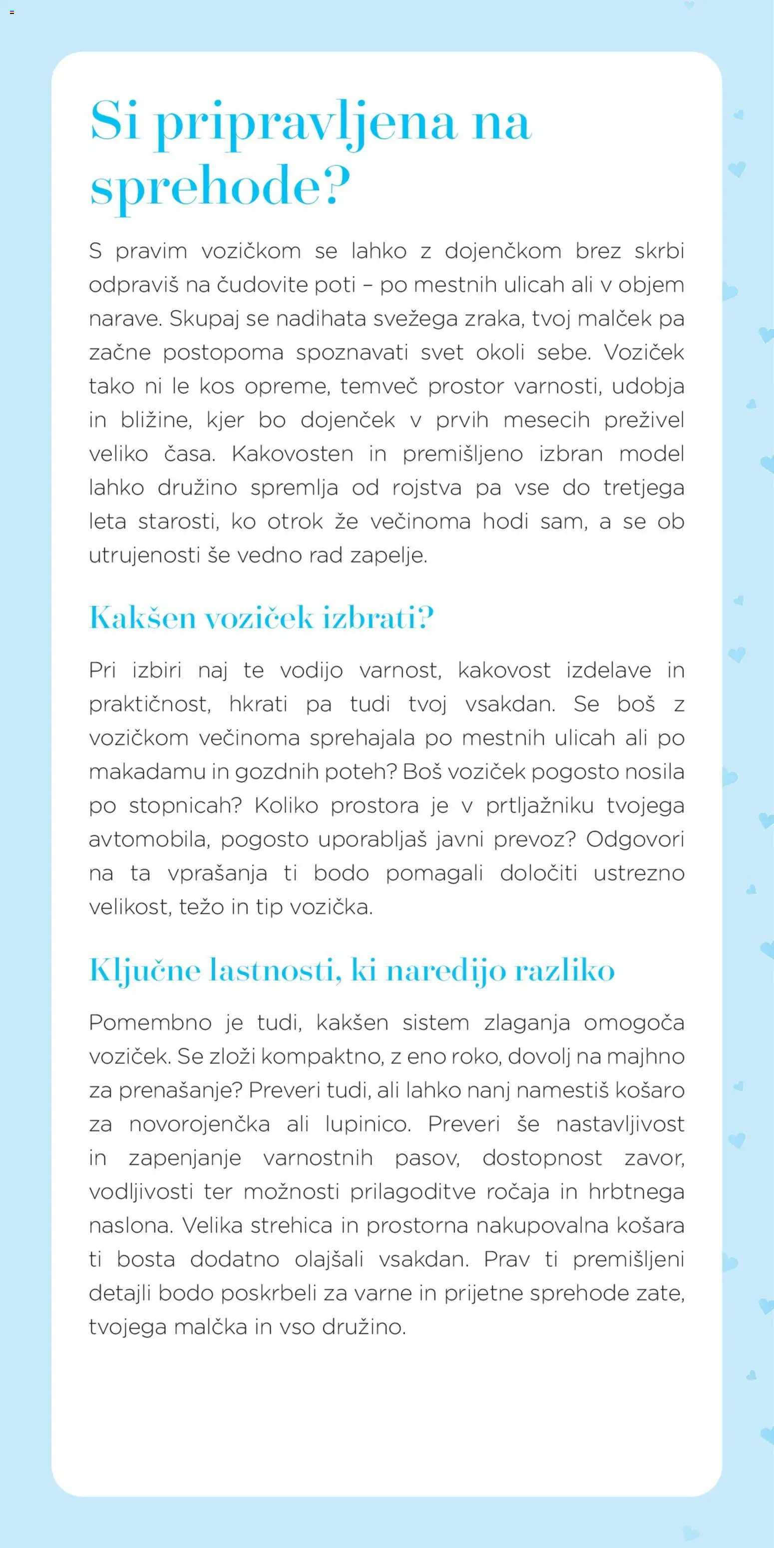 Novi Baby center katalog ponudbe – veljaven od 08.07.2026 | Stran: 51 | Izdelki: Košara, Kos, Voziček