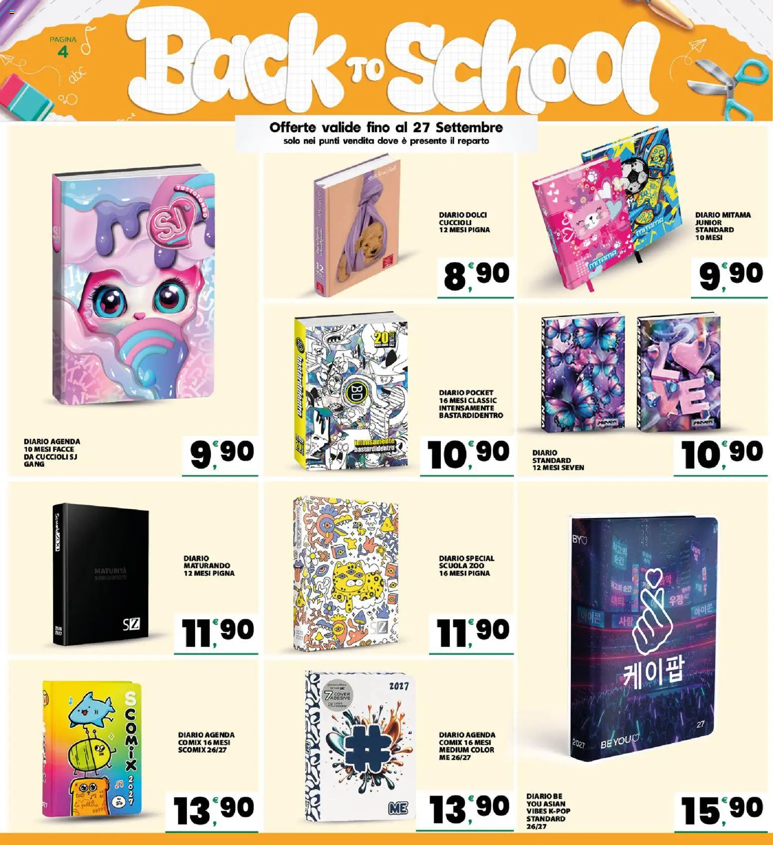Volantino Eurospar del 31/08/2026 | Pagina: 4 | Prodotti: Dolci