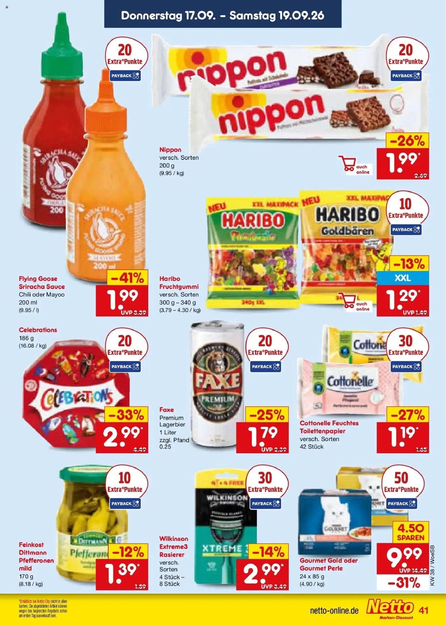 Netto Marken-Discount Prospekt Gemmingen – gültig ab 14.09.2026 | Seite: 55 | Produkte: Haribo, Chili, Toilettenpapier, Feuchtes Toilettenpapier