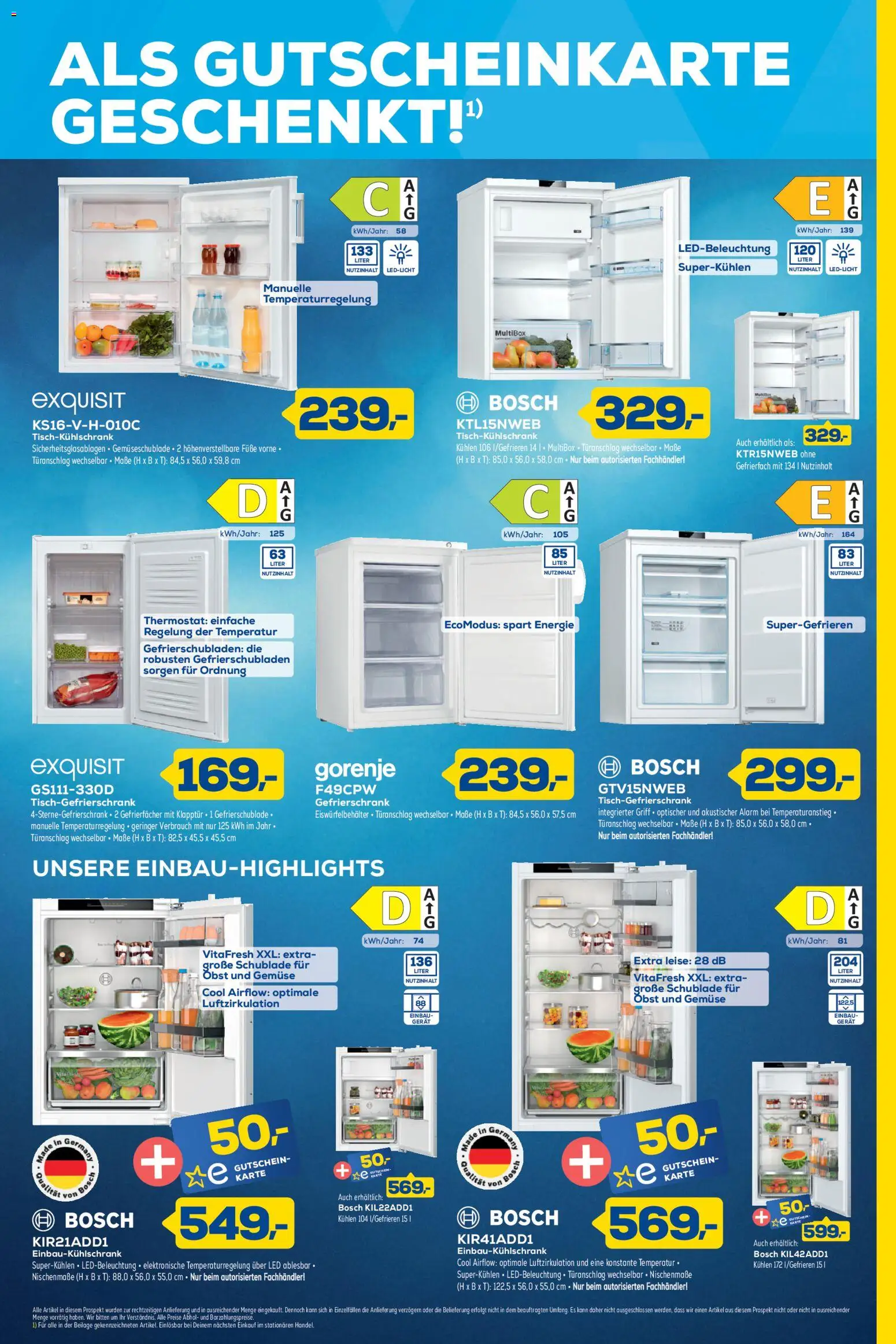 Euronics Prospekt – gültig ab 12.08.2026 | Seite: 5 | Produkte: Bosch, Gorenje, Gefrierschrank, Obst