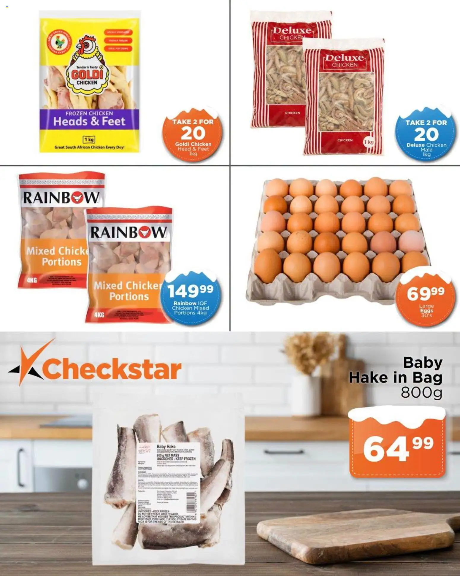New Check Star catalogue – valid from 22/07/2026 | Page: 5 | Products: Bag, Eggs, Chicken