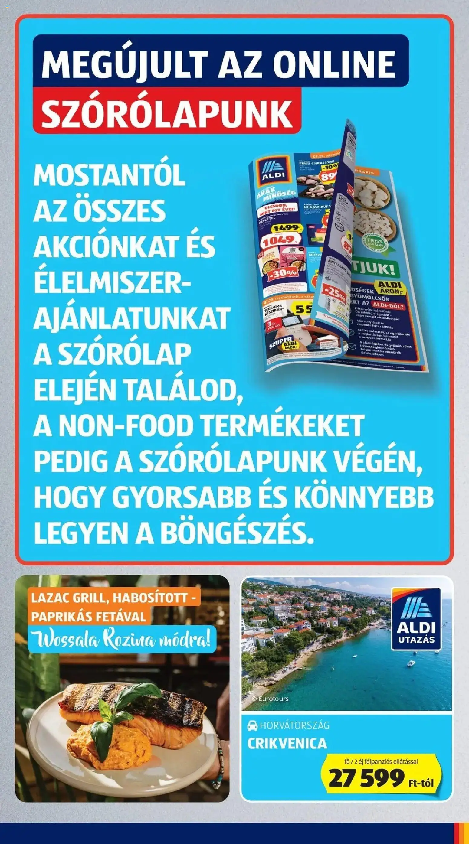 Aldi akciós ujság - amely érvényes a következő dátumtól: 2026.07.18. | Oldal: 7 | Termékek: Sajt, Lazac, Csirkecomb, Csirkemell