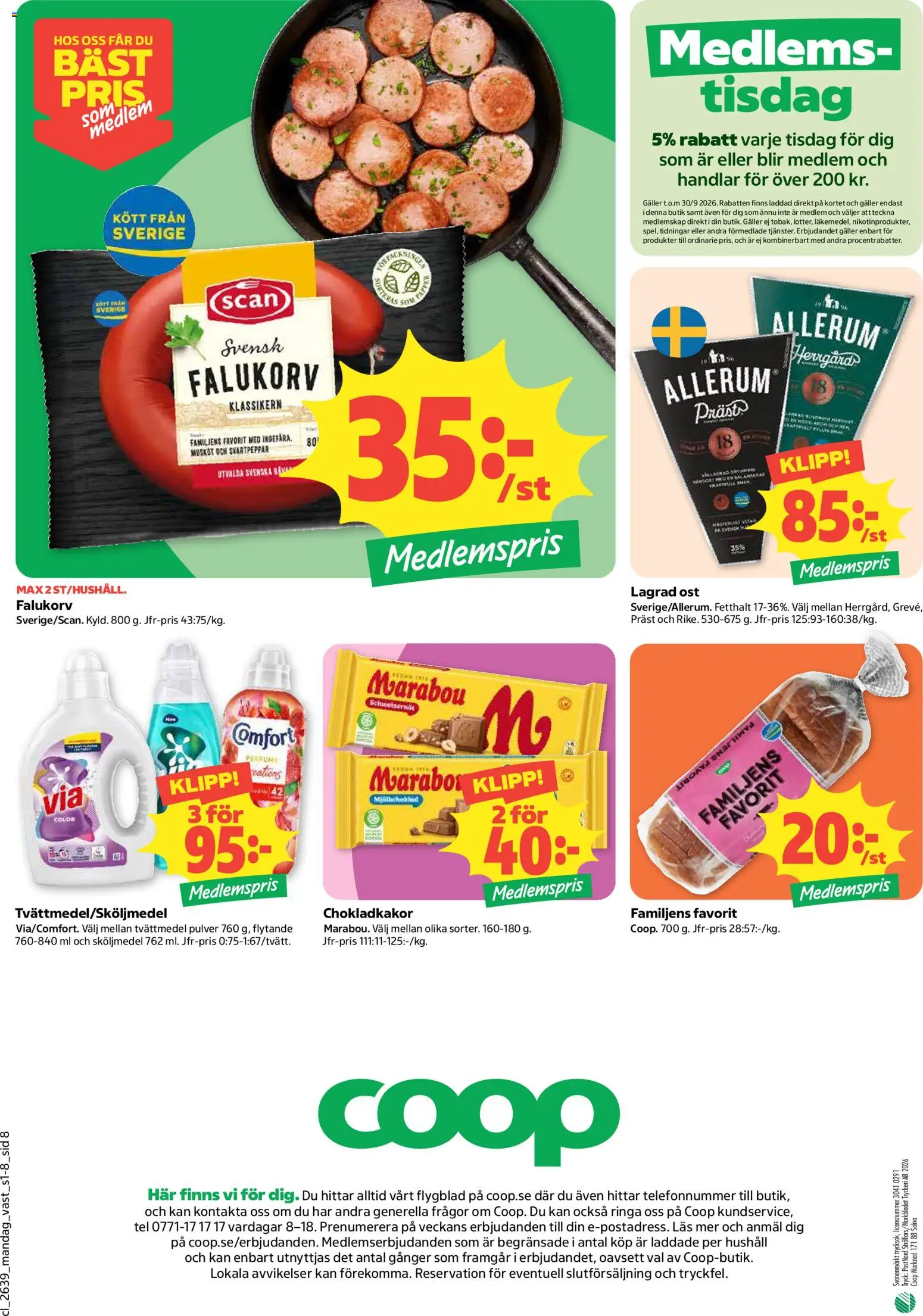 Coop reklamblad aktuell från 21/09/2026 | Sida: 8
