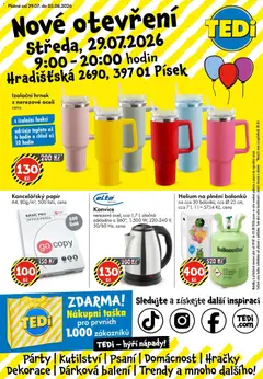 Náhled letáku TEDi leták - Písek od 29.07.2026
