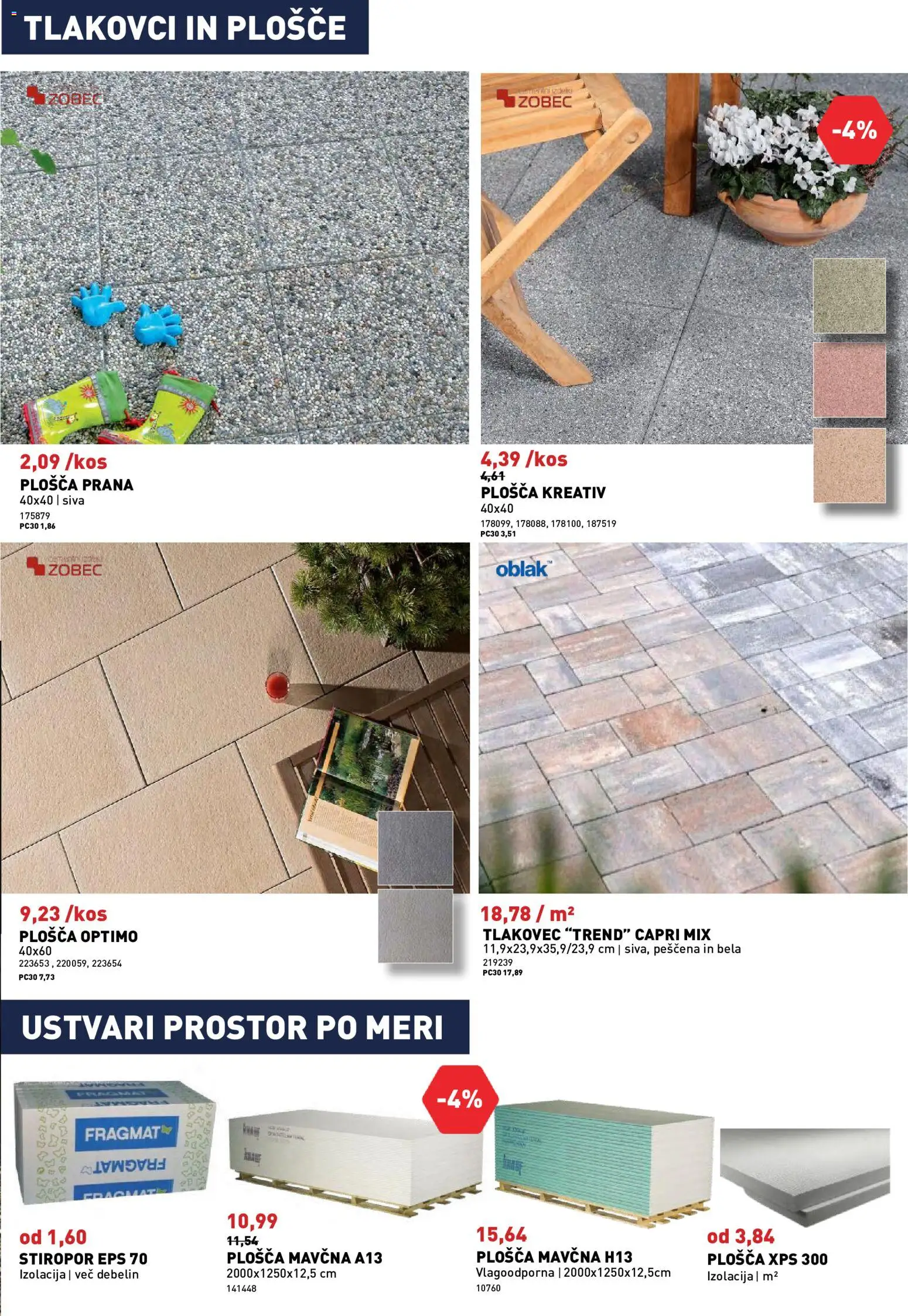 Novi Inpos katalog ponudbe – veljaven od 07.05.2026 | Stran: 27 | Izdelki: Tlakovec