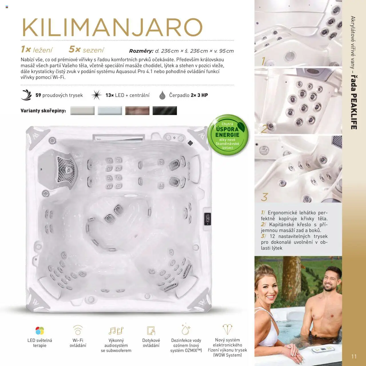 Mountfield katalog - Vířivky od 16.04.2025 | Strana: 11 | Produkty: Lehátko, Vířivka, Čerpadlo, LED