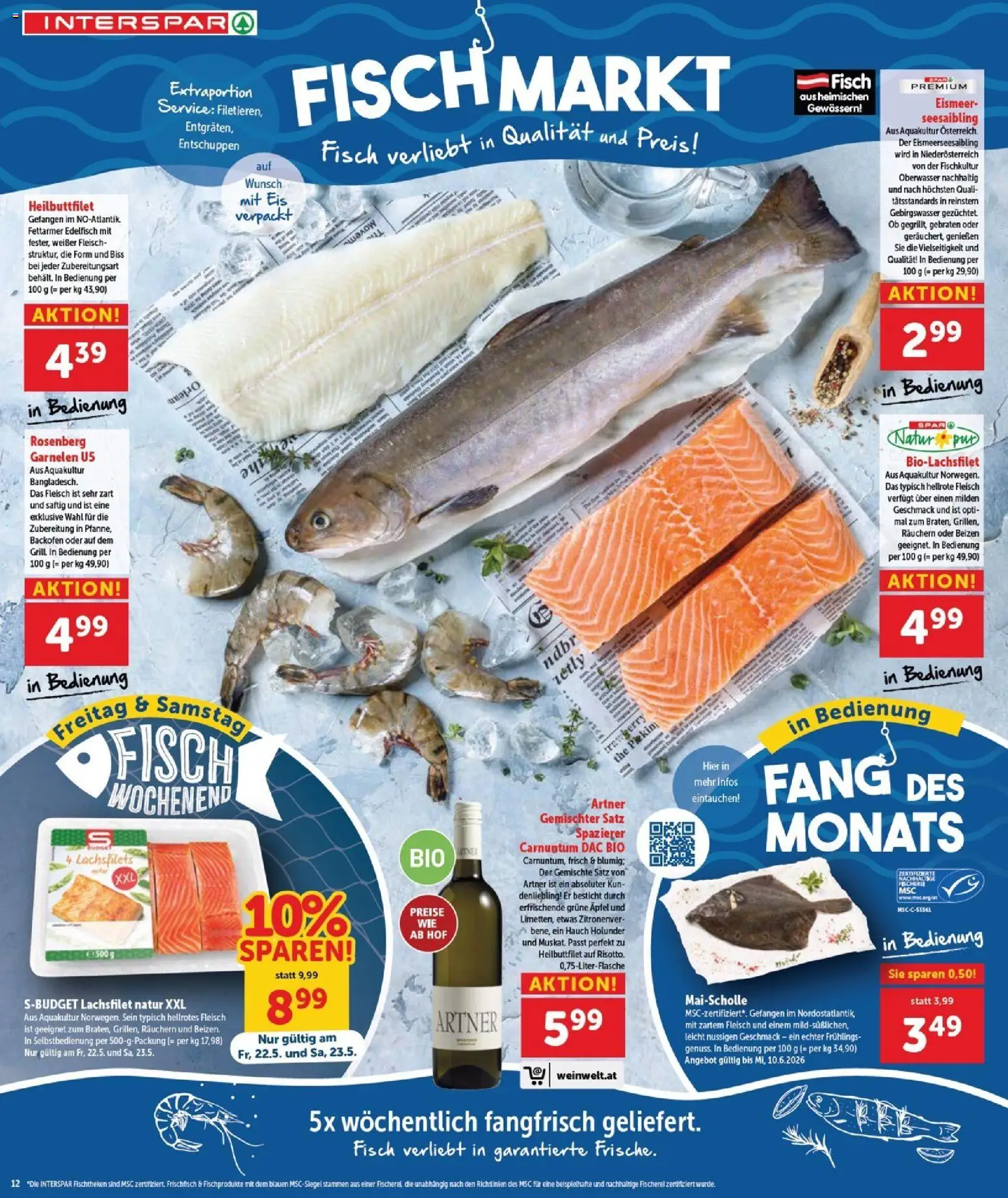 Interspar Flugblatt - Burgenland Sued gültig ab 21.05.2026 | Seite: 13 | Produkte: Eis, Grill, Äpfel, Fisch