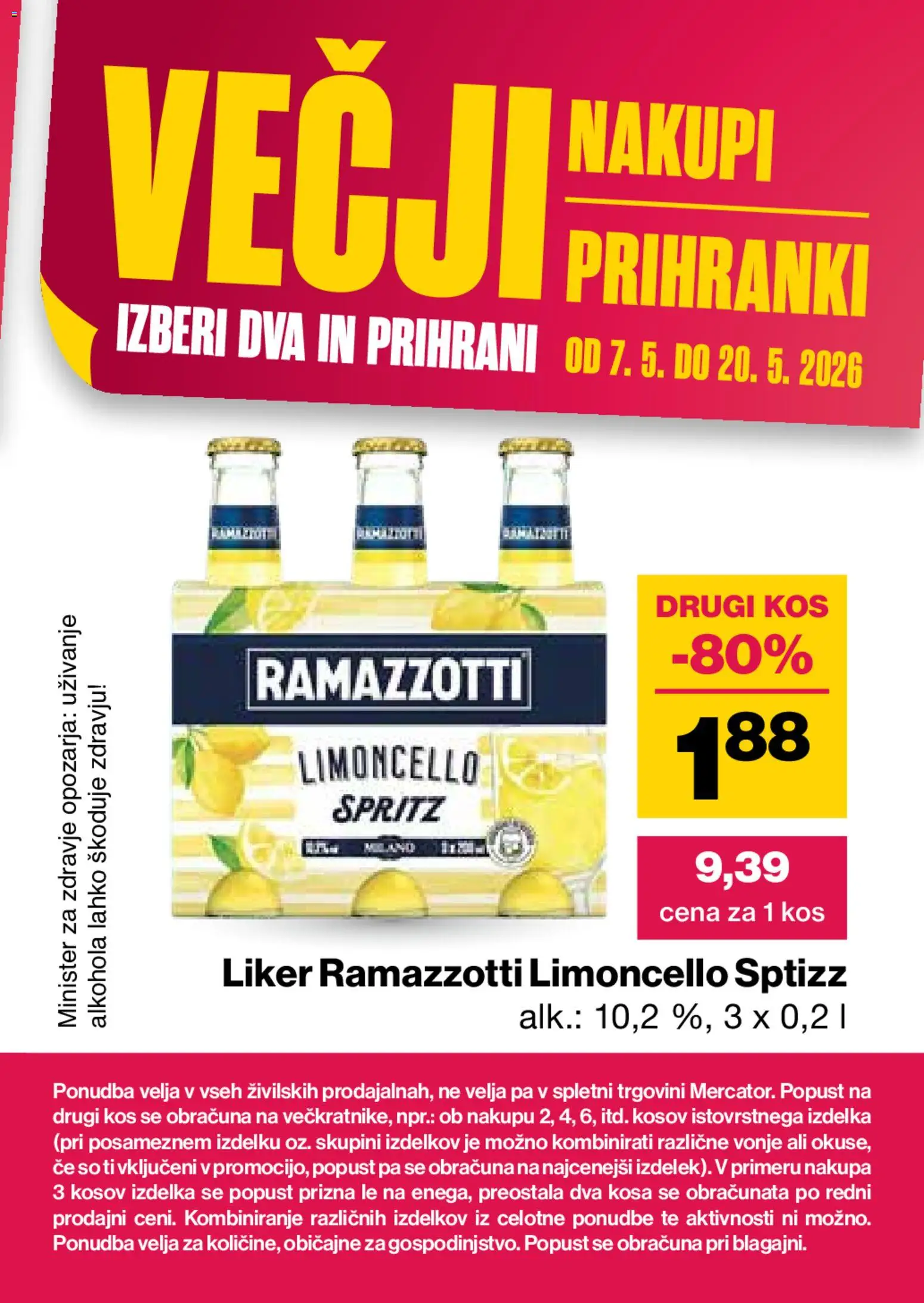 Novi Mercator katalog ponudbe – veljaven od 07.05.2026 | Stran: 46 | Izdelki: Kos