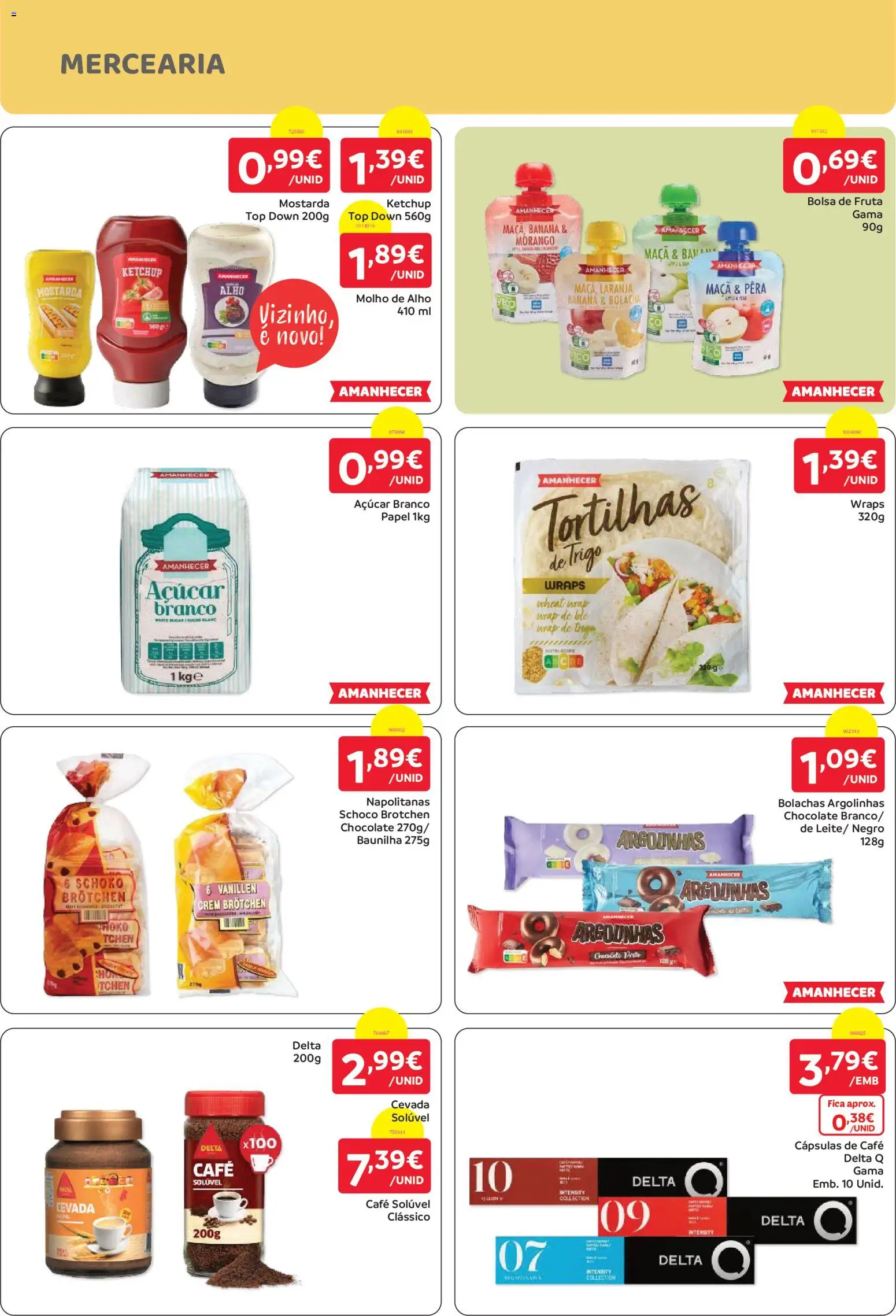 Amanhecer folheto Madeira │ válido de 29/10/2026 | Página: 7 | Produtos: Mostarda, Cápsulas, Café, Maça