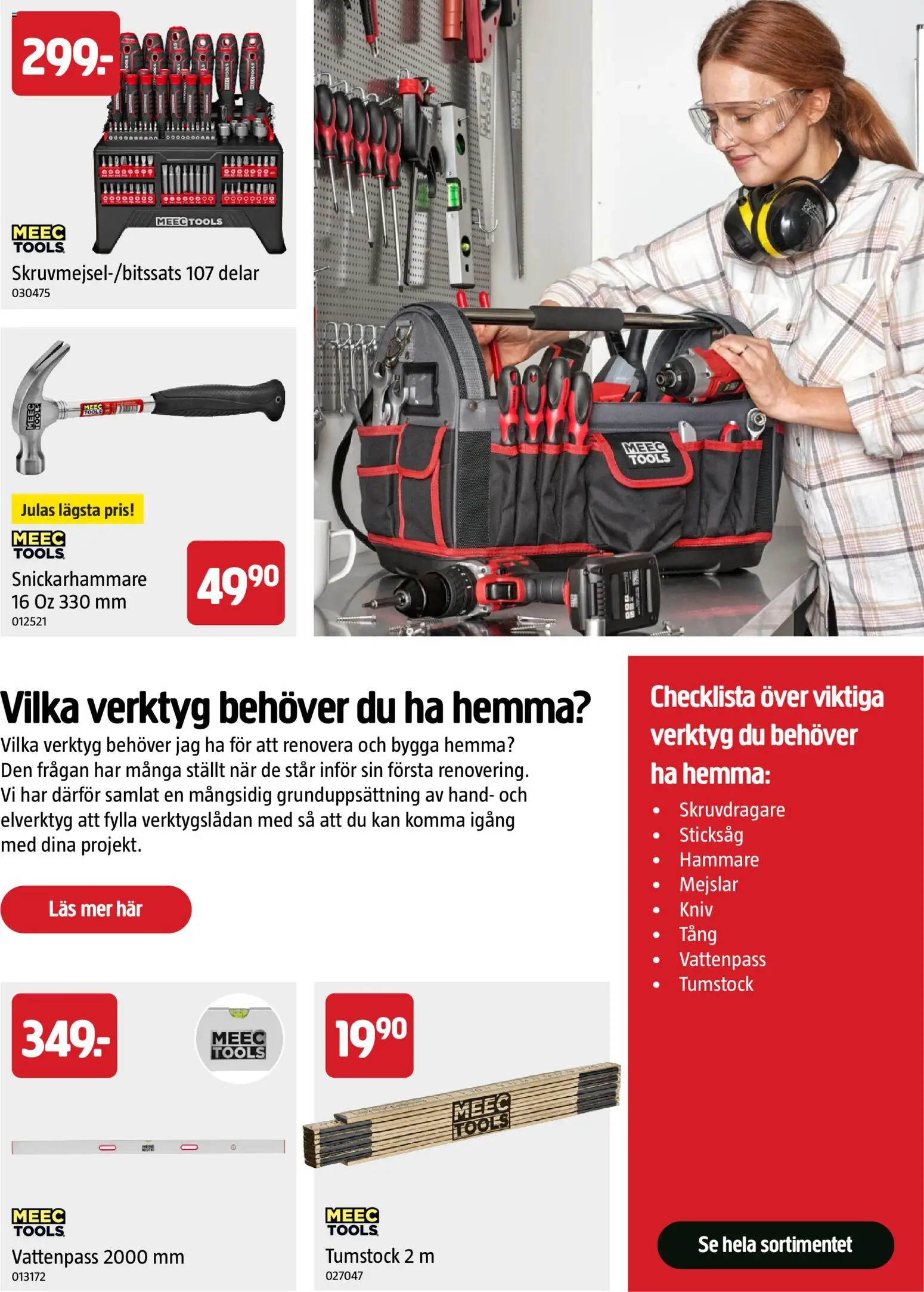 Jula reklamblad aktuell från 01/09/2026 | Sida: 25 | Produkter: Verktyg, Skruvdragare, Vattenpass