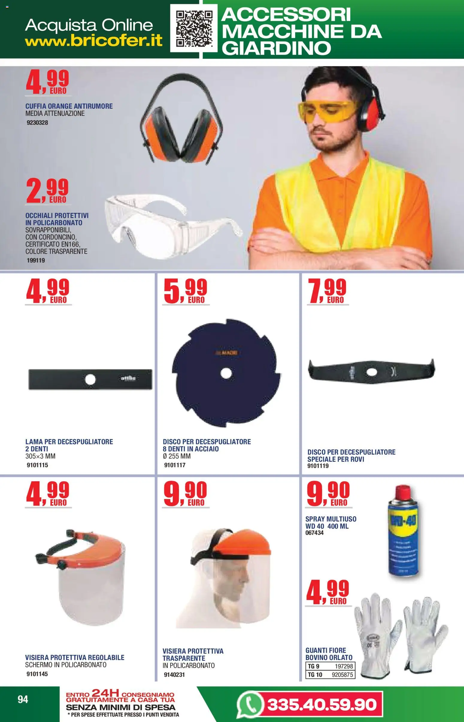 Volantino Self del 14/04/2026 | Pagina: 94 | Prodotti: Bovino, Schermo, Guanti, Occhiali