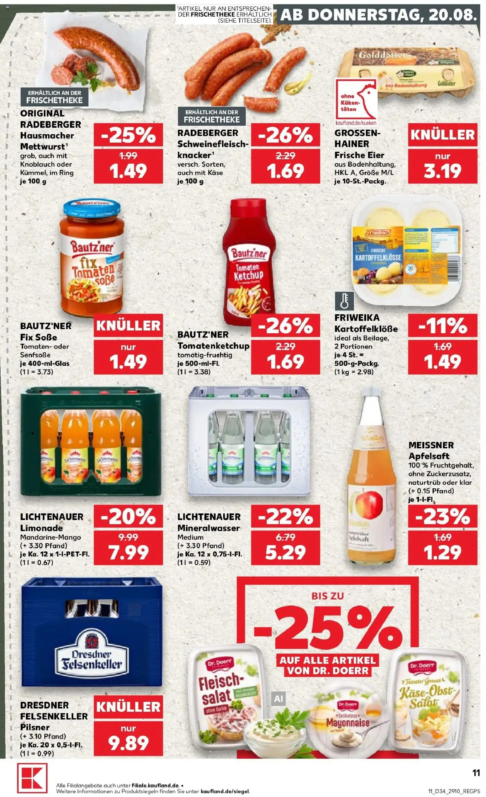 Prospekt Kaufland ab 17.08.2026 » Angebote Online zum Blättern | Seite: 22 | Produkte: Käse, Apfelsaft, Knoblauch, Schweinefleisch