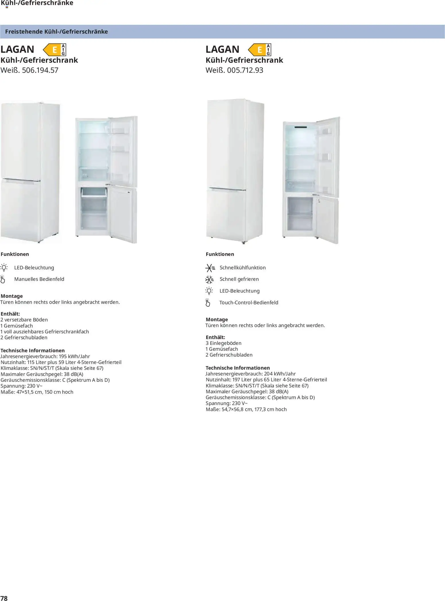 Ikea Elektrogeräte – gültig ab 19.06.2026 | Seite: 78