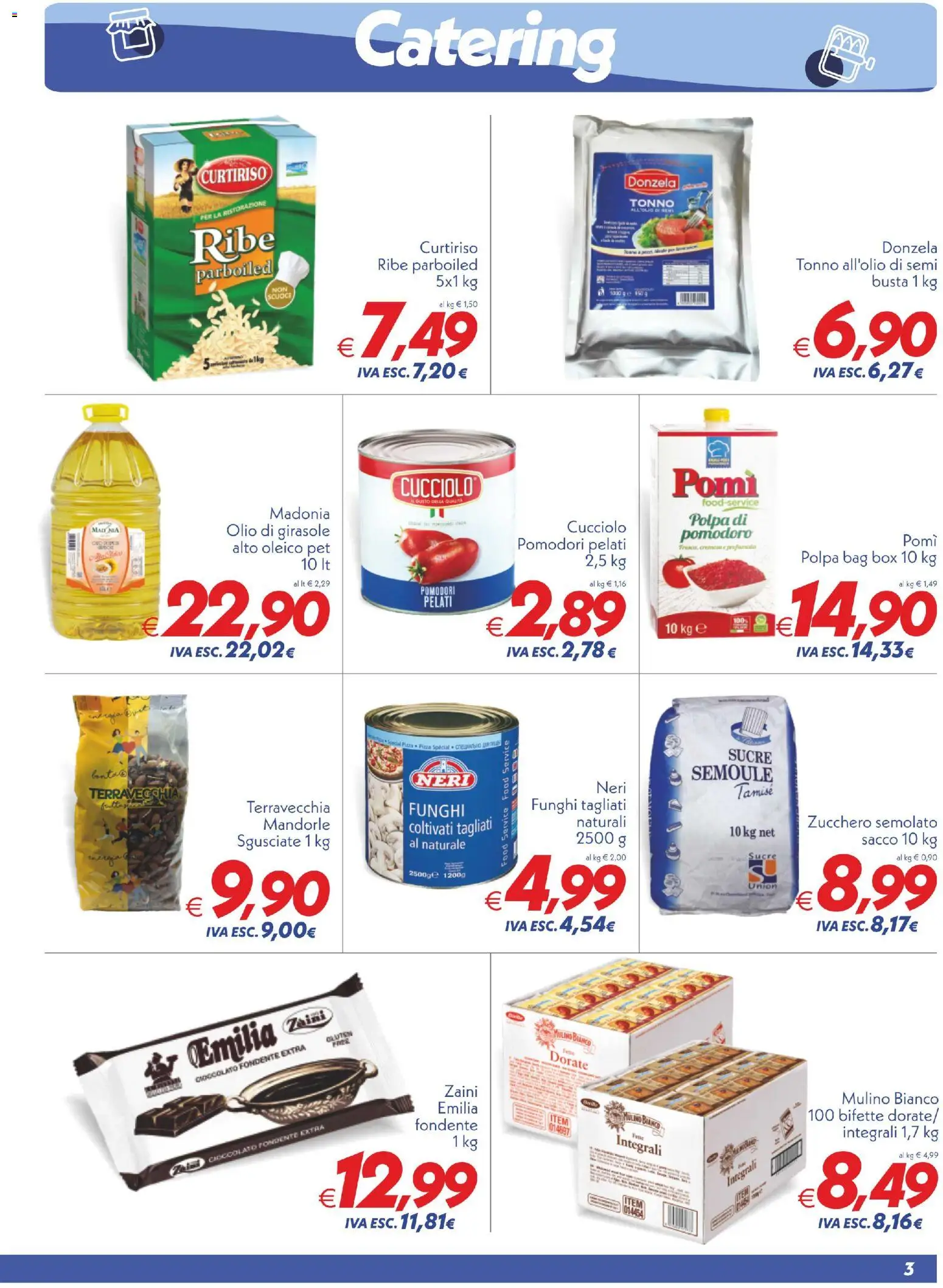 Volantino SuperConveniente del 06.03.2026 | Pagina: 3 | Prodotti: Olio, Mandorle, Olio di girasole, Zucchero semolato