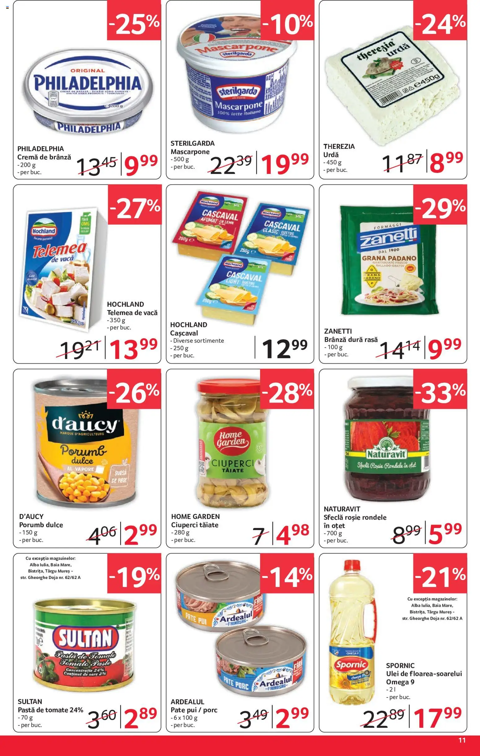 Noul catalog Selgros – valabil de la 29.05.2026 | Pagină: 11 | Produse: Cașcaval, Cremă, Porumb, Sfeclă
