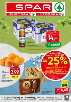 Spar Flugblatt - Oberösterreich ab 28.05.2026 gültig