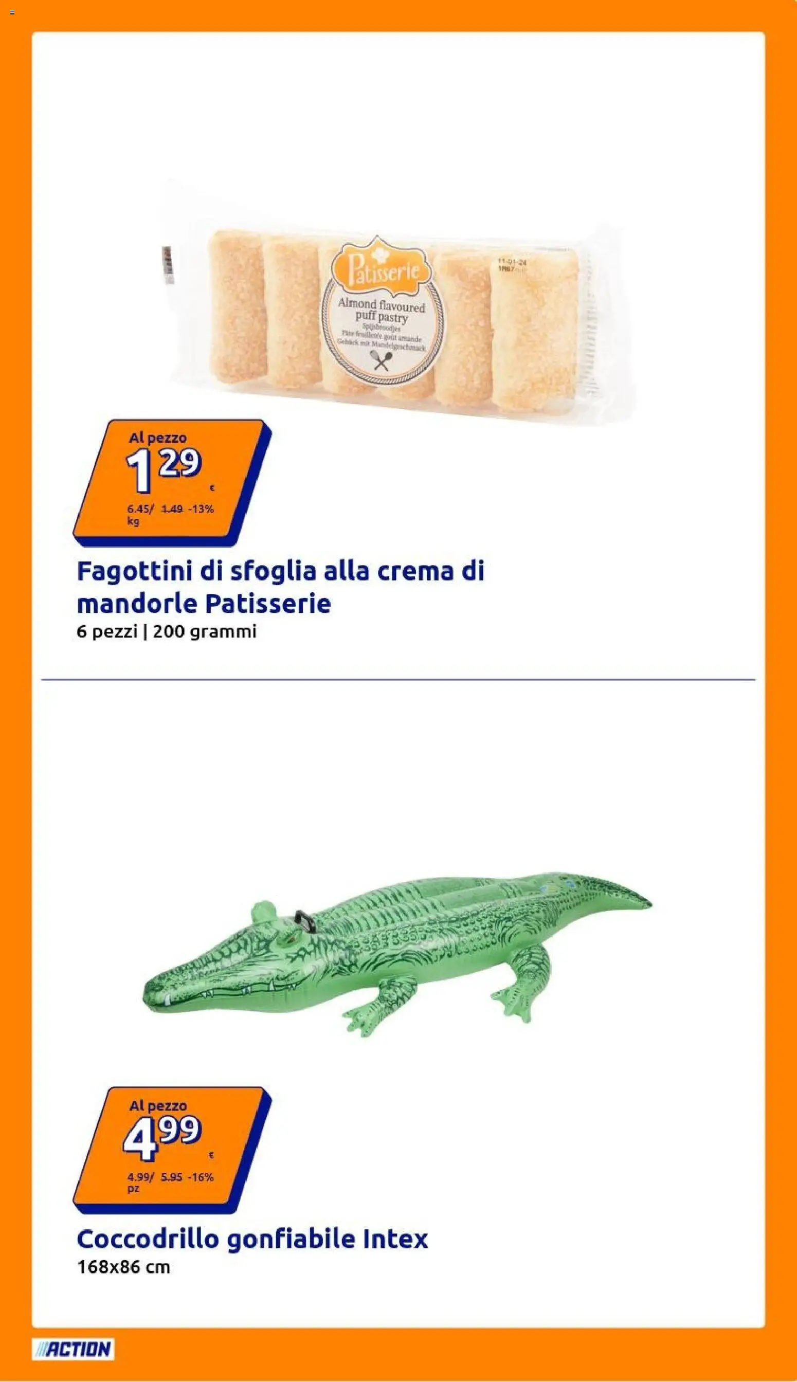 Volantino Action del 08/07/2026 | Pagina: 11 | Prodotti: Crema, Paté, Mandorle