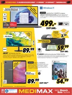 Medimax Prospekt ab 11.07.2026 gültig | Seite: 8 | Produkte: Lenovo, Bildschirm, Monitor, Tastatur