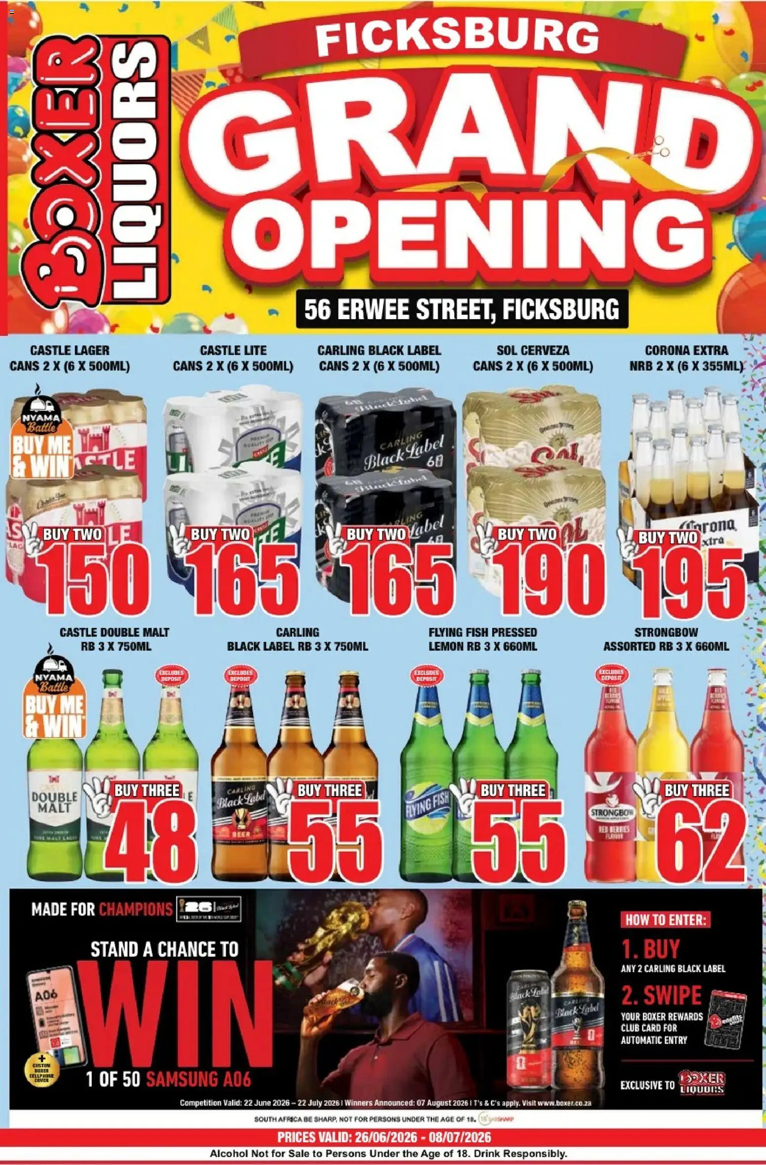 Boxer Boxer Ficksburg Liquors Supermarkets Deals June 2026 — page 1 of 4