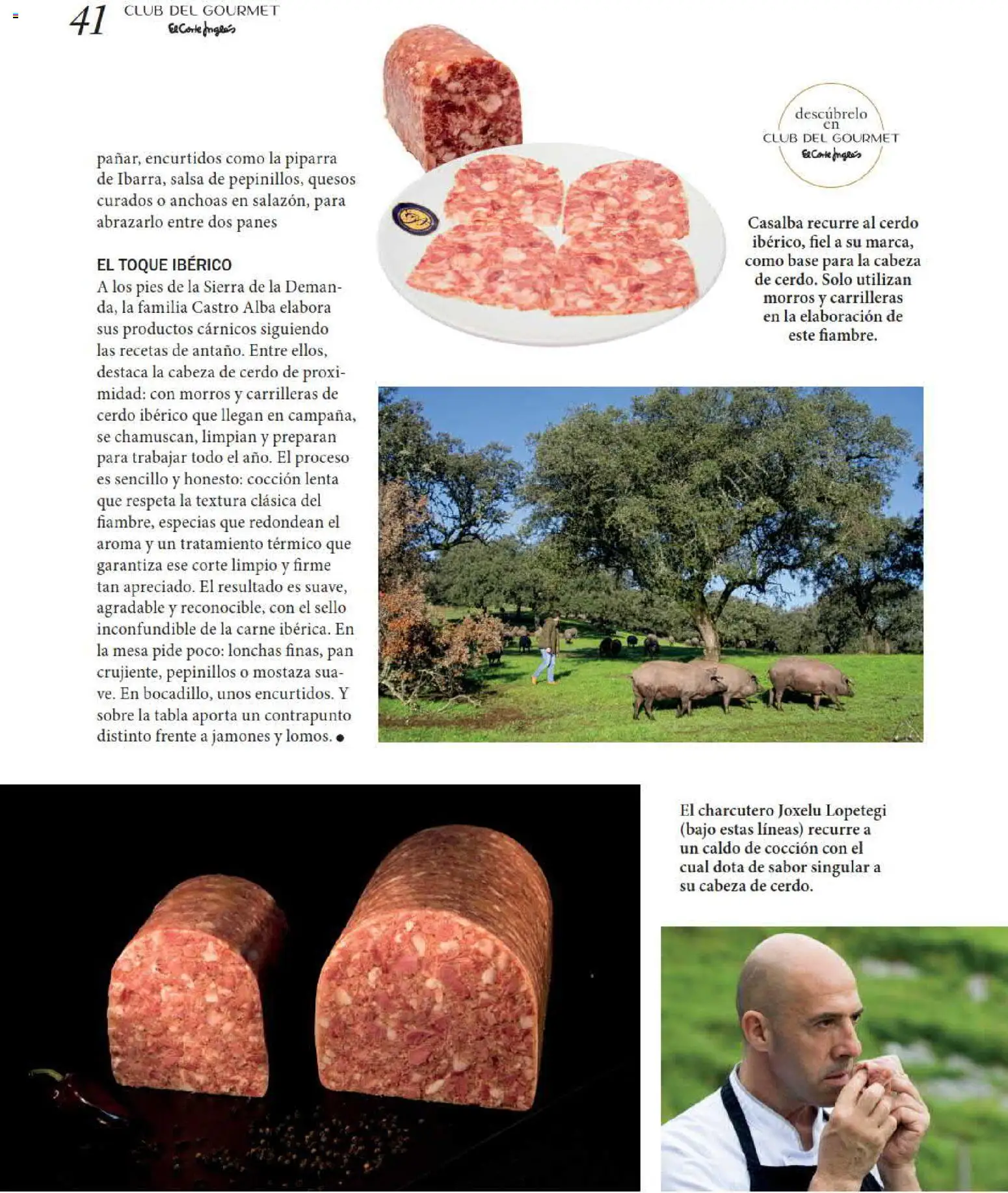El Corte Inglés Gourmet Magazine │ válido desde el 01/10/2026 | Página: 41 | Productos: Anchoas, Cerdo, Especias, Mostaza