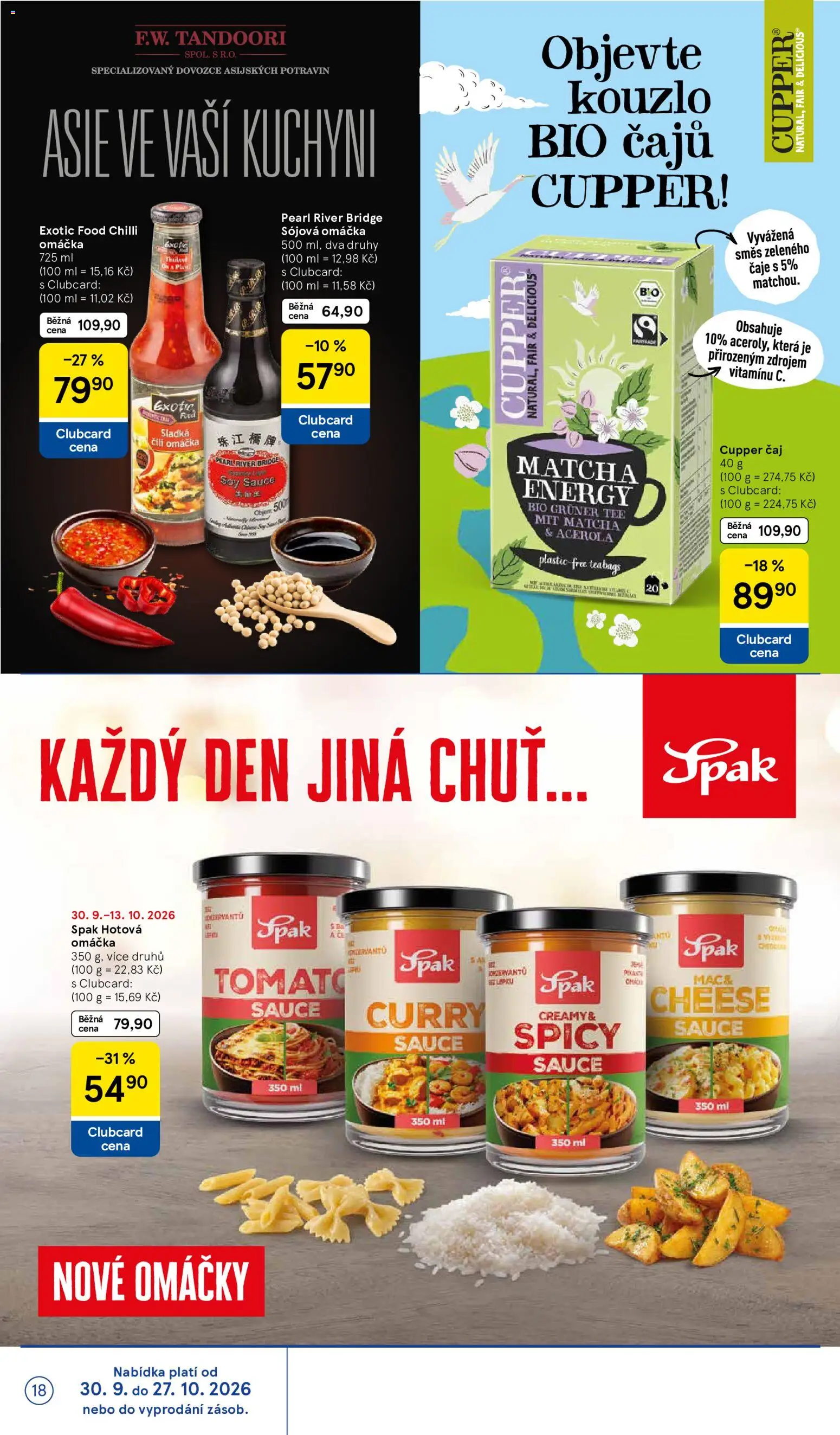 Tesco leták - Značky, které máte rádi od 30.09.2026 | Strana: 18