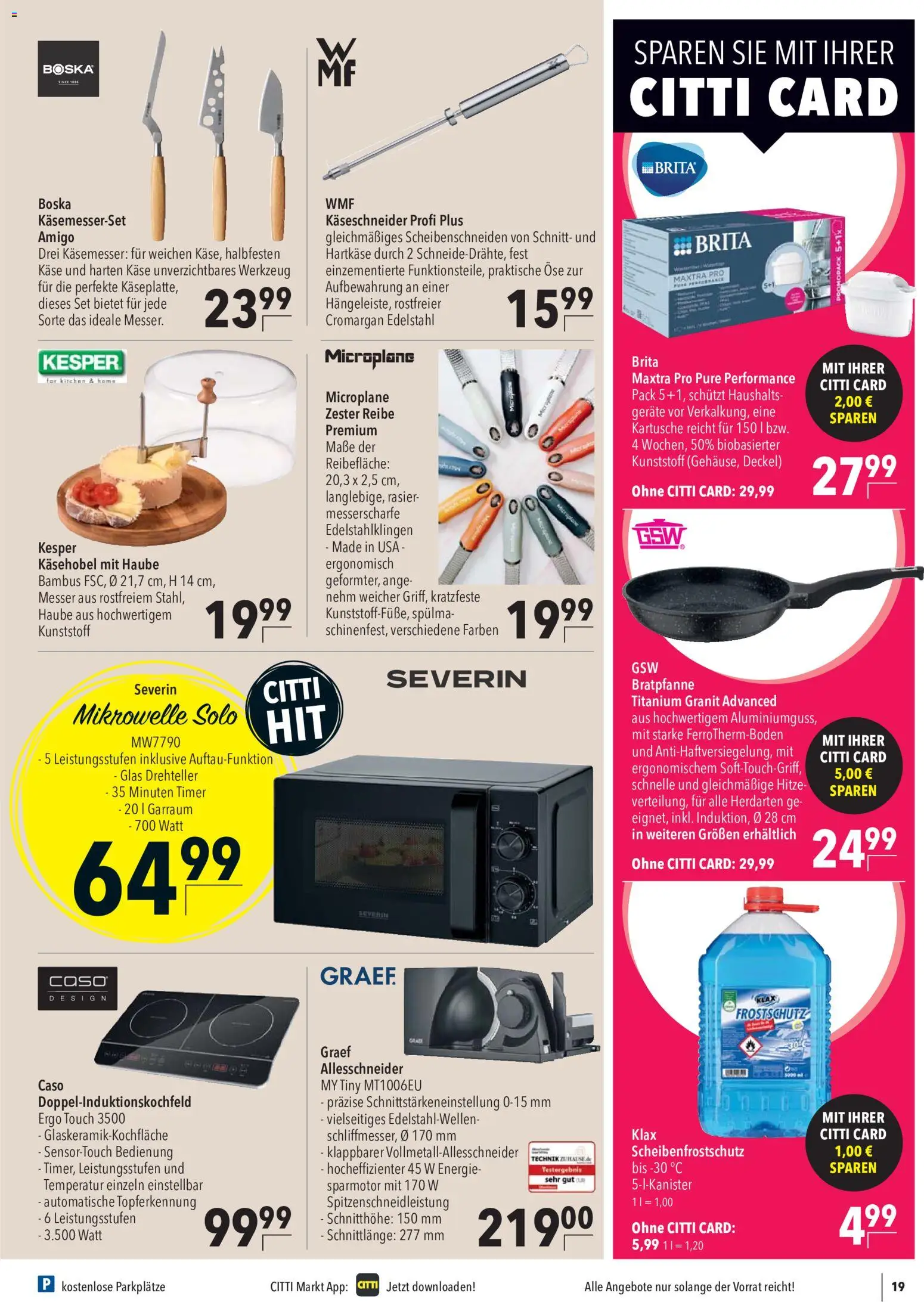 CITTI Markt Prospekt – gültig ab 14.10.2026 | Seite: 23 | Produkte: Mikrowelle, Käse