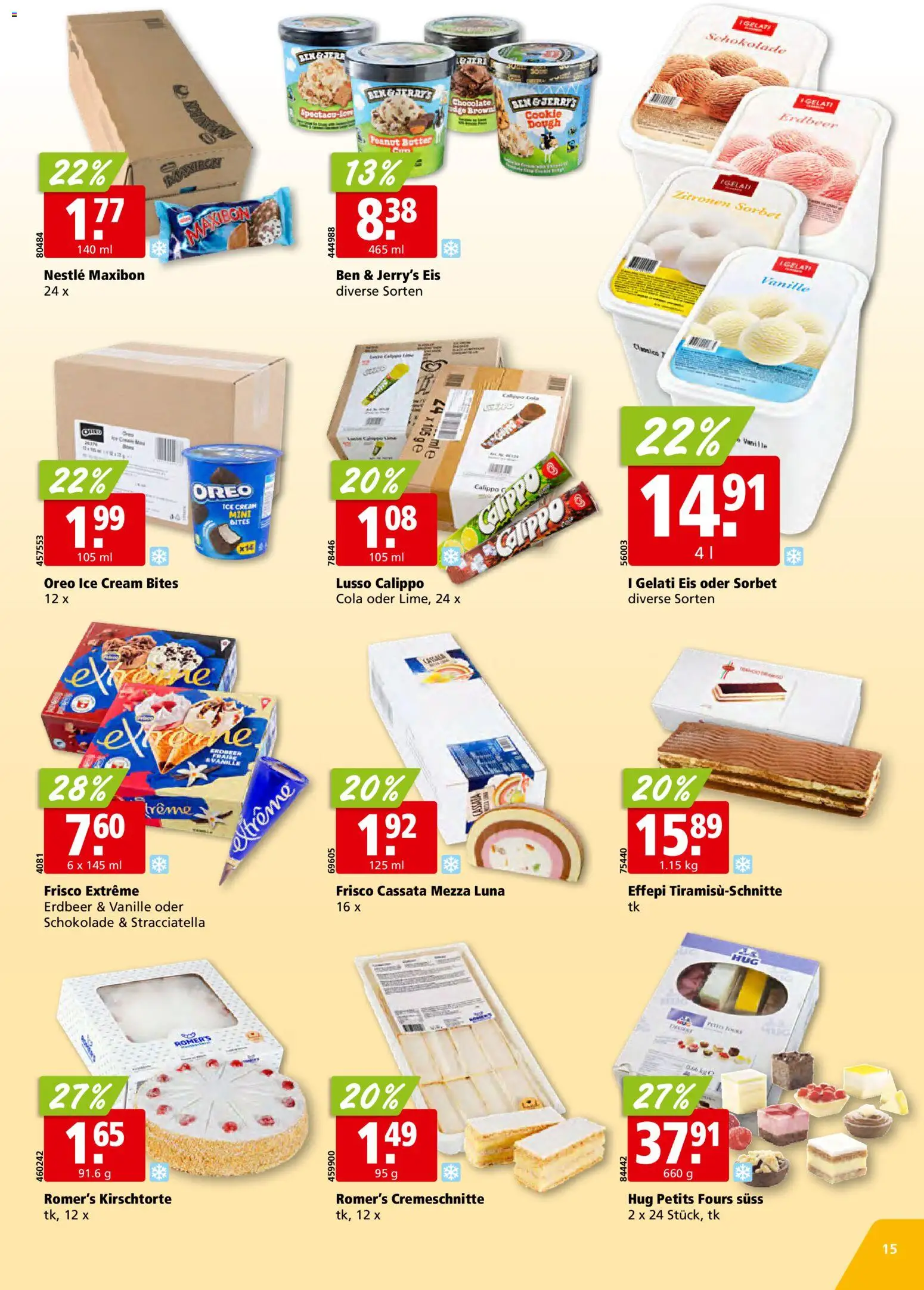 Aligro aktionen – gültig ab 19.10.2026 | Seite: 15 | Produkte: Zitronen, Vanille, Schokolade, Eis