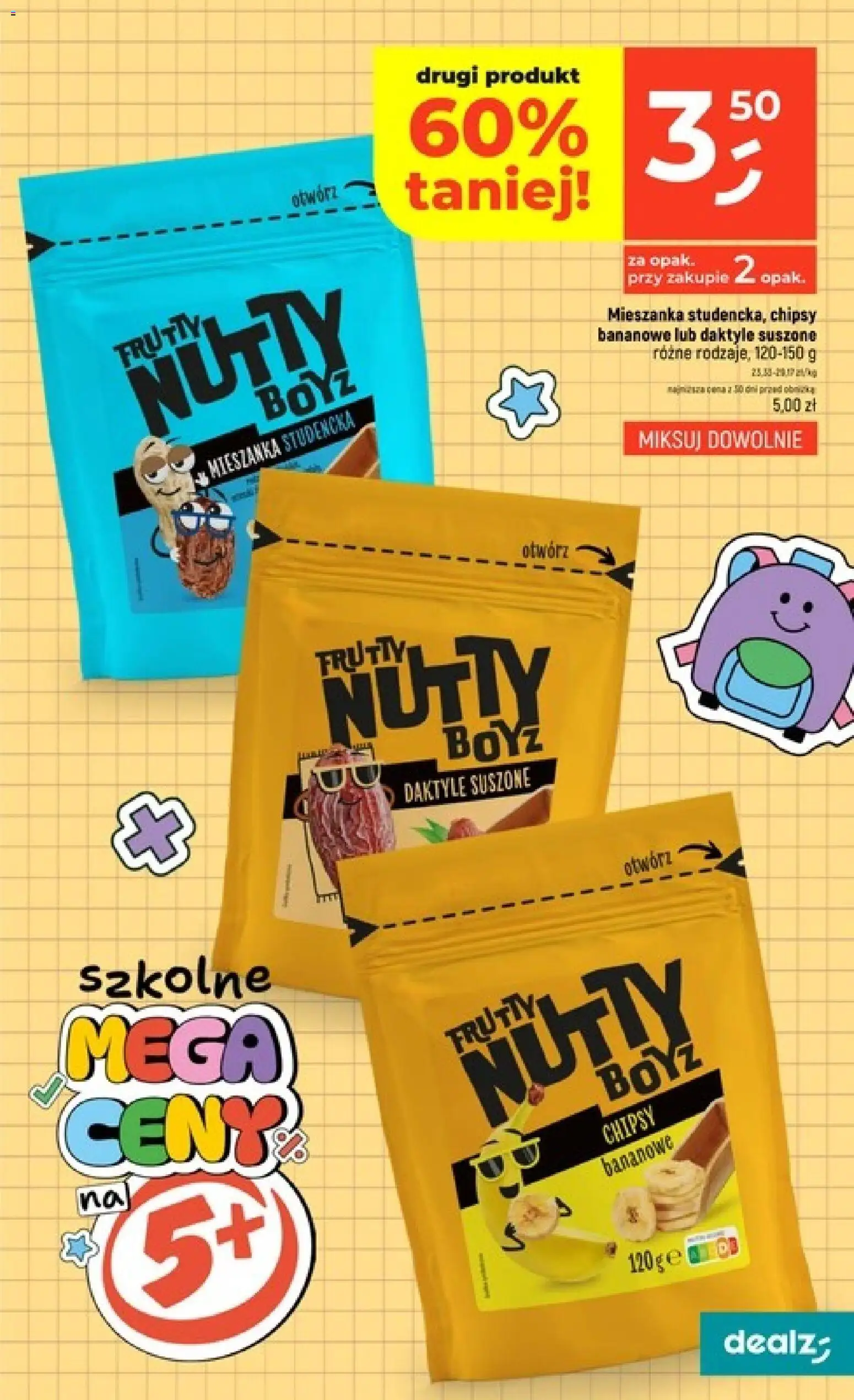 Dealz gazetka od 20.08.2026 | Strona: 19 | Produkty: Daktyle, Chipsy, Chipsy bananowe, Daktyle suszone