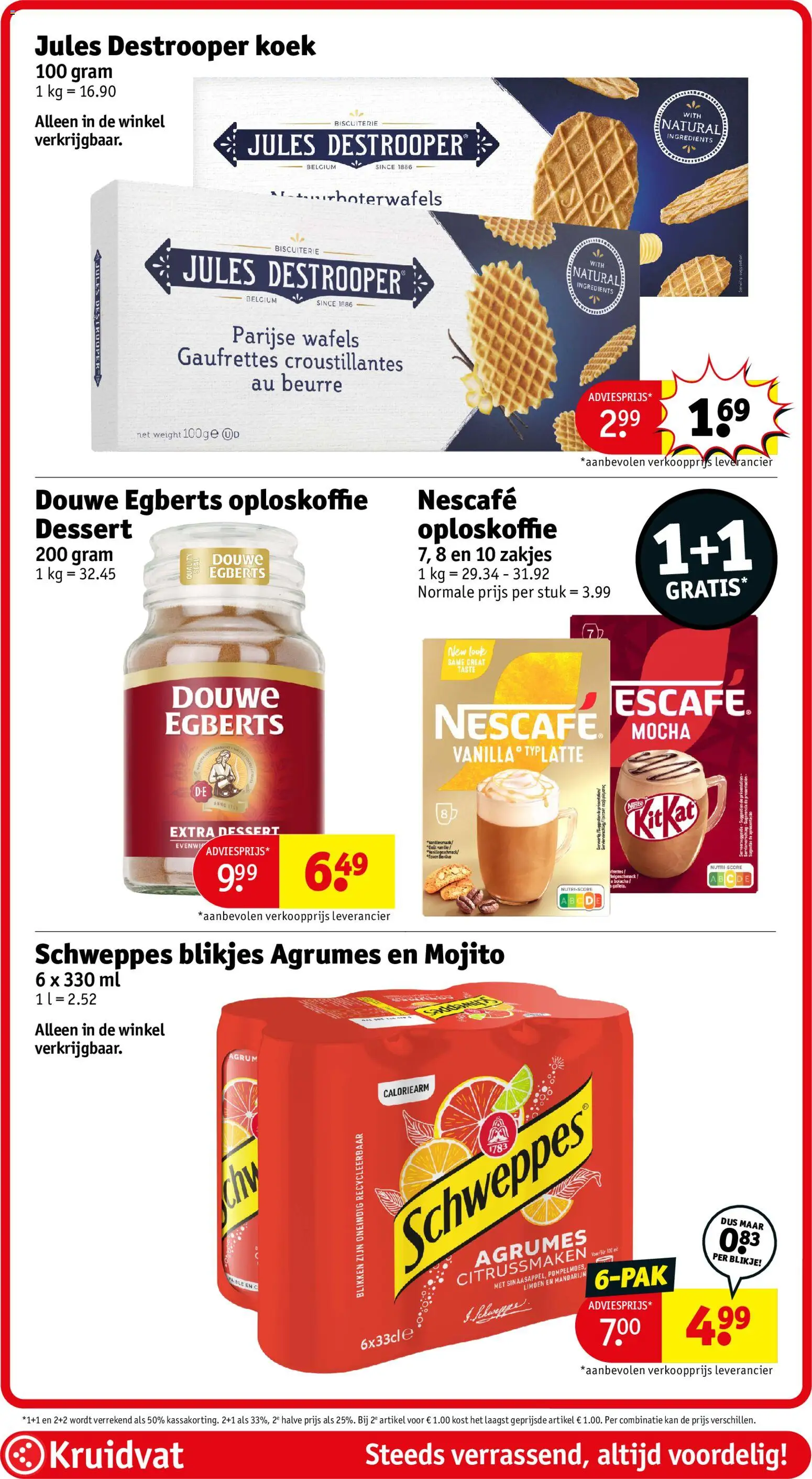 {H1} | Pagina: 66 | Producten: Rooibos tea, Nescafe, Mandarijn, Kan