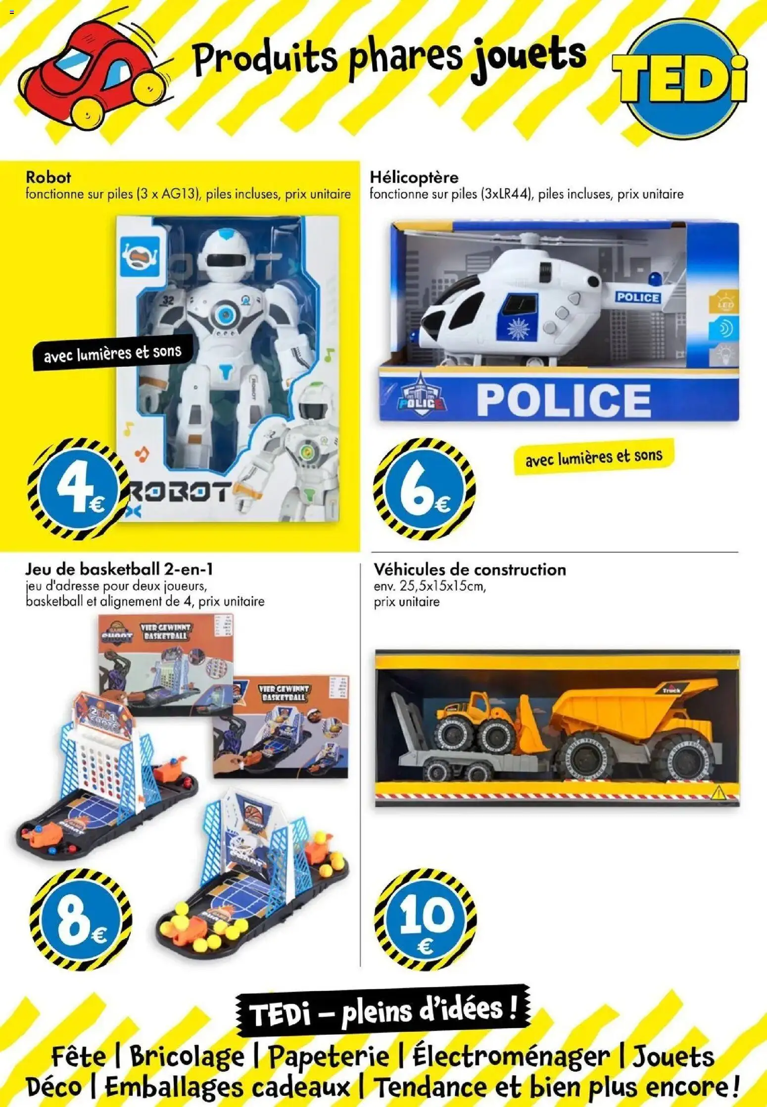 {H1} | Page: 3 | Produits: Bricolage, Robot, Hélicoptère, Piles
