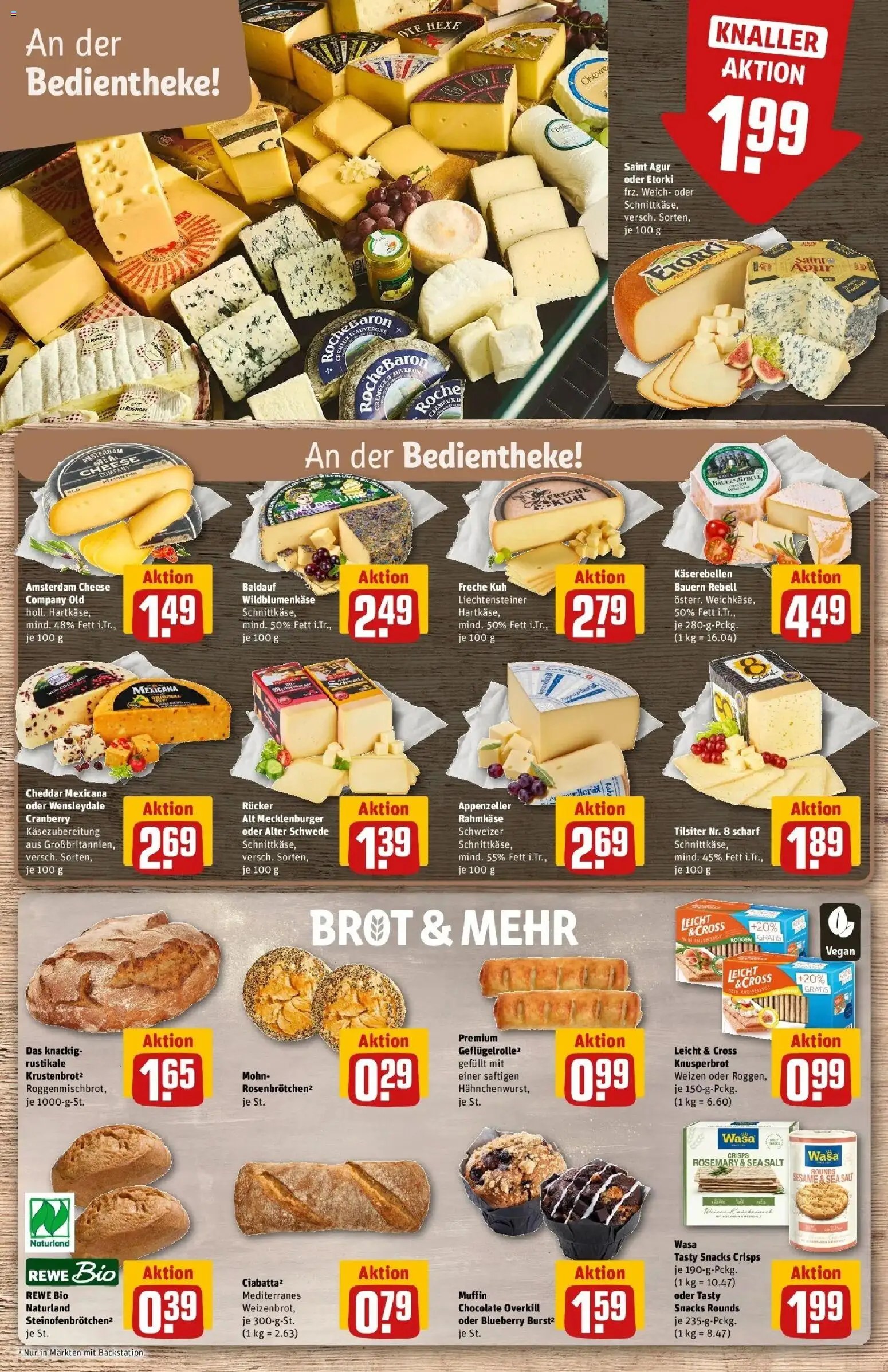 REWE Prospekt ab 14.09.2026 zum Blättern » Angebote | Seite: 9 | Produkte: Brot