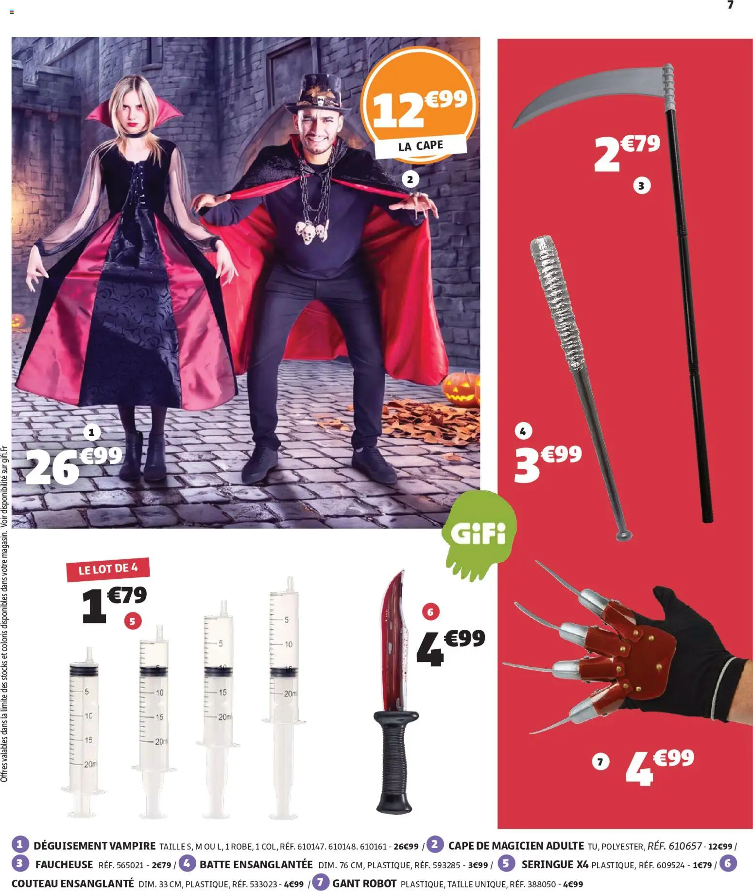 {H1} | Page: 7 | Produits: Robot, Deguisement