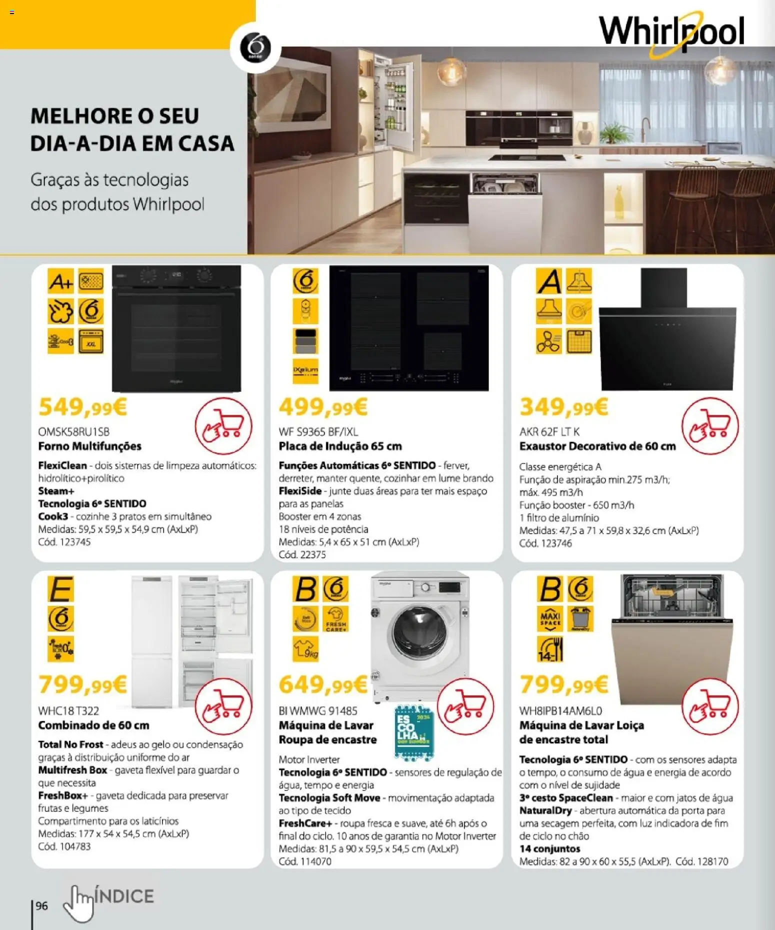 Conforama folheto │ válido de 16.04.2026 | Página: 96 | Produtos: Agua, Porta, Pratos, Exaustor