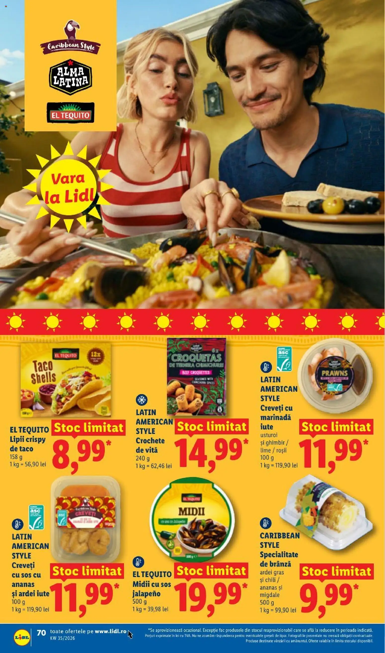 Noul catalog Lidl – valabil de la 24.08.2026 | Pagină: 70 | Produse: Vită, Crochete, Roșii, Marinadă