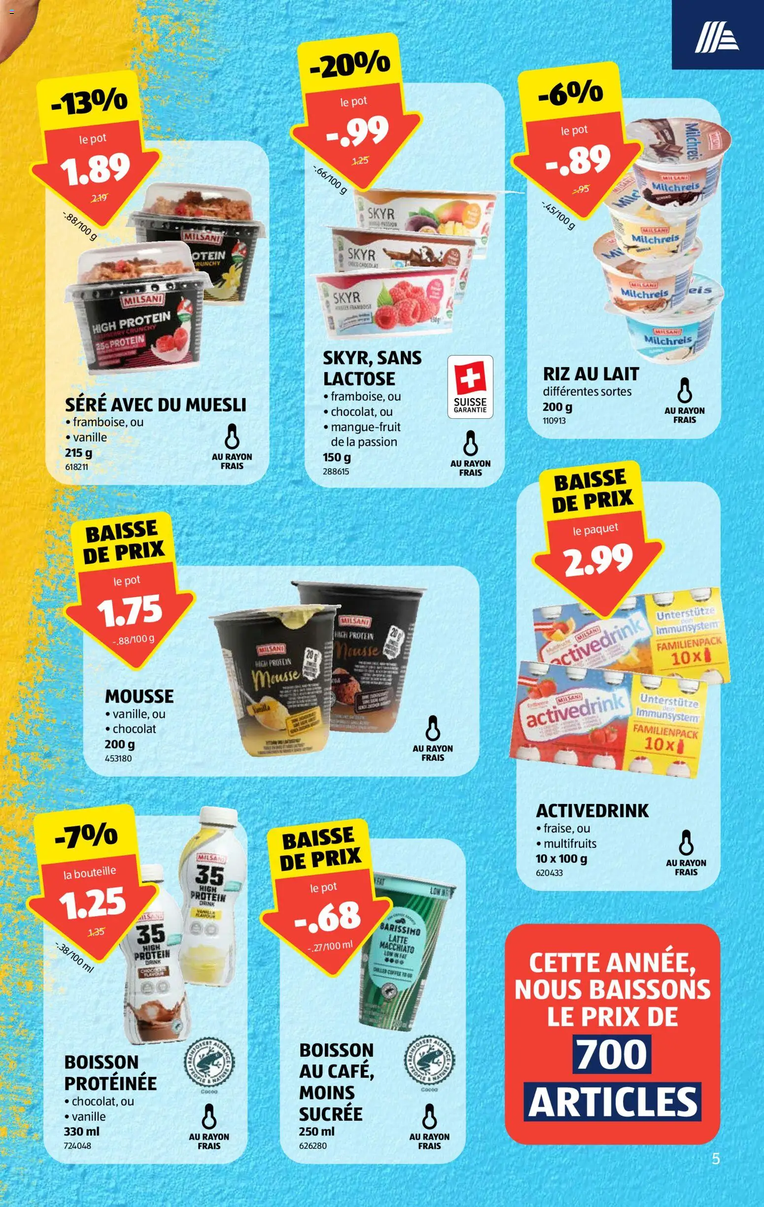 Aldi aktionen FR – gültig ab 10.09.2026 | Seite: 5 | Produkte: Vanille, Pudding