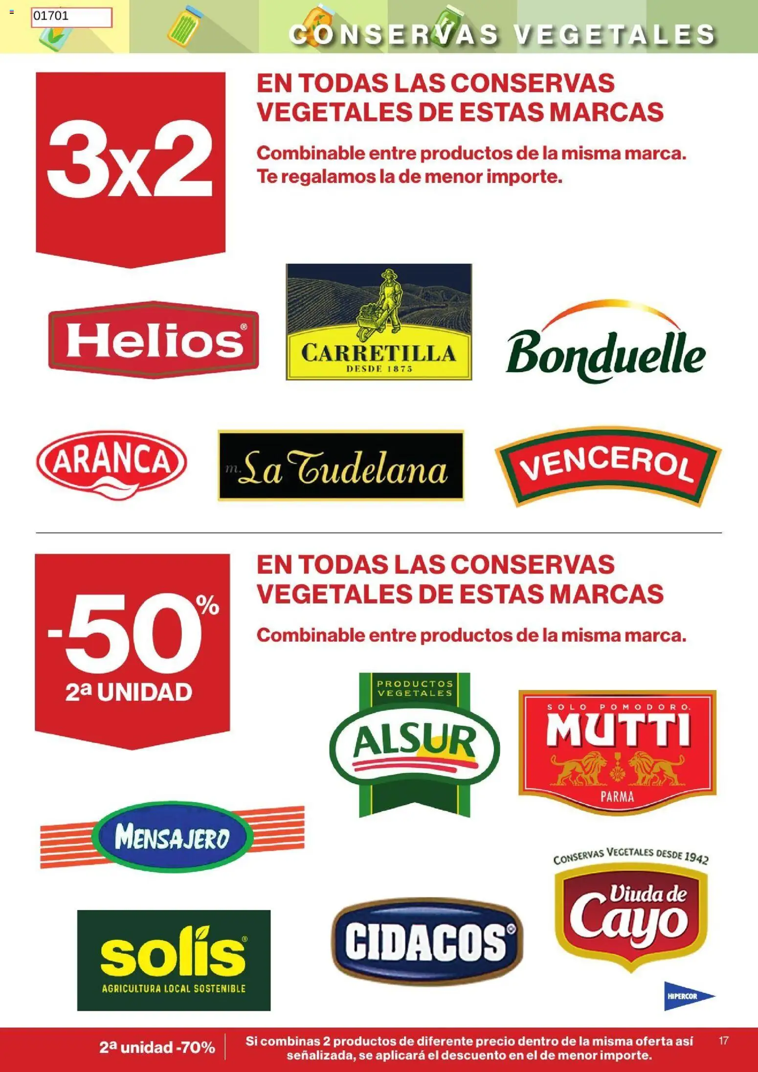 Hipercor catálogo │ válido desde el 26/08/2026 | Página: 17 | Productos: Conservas, Té