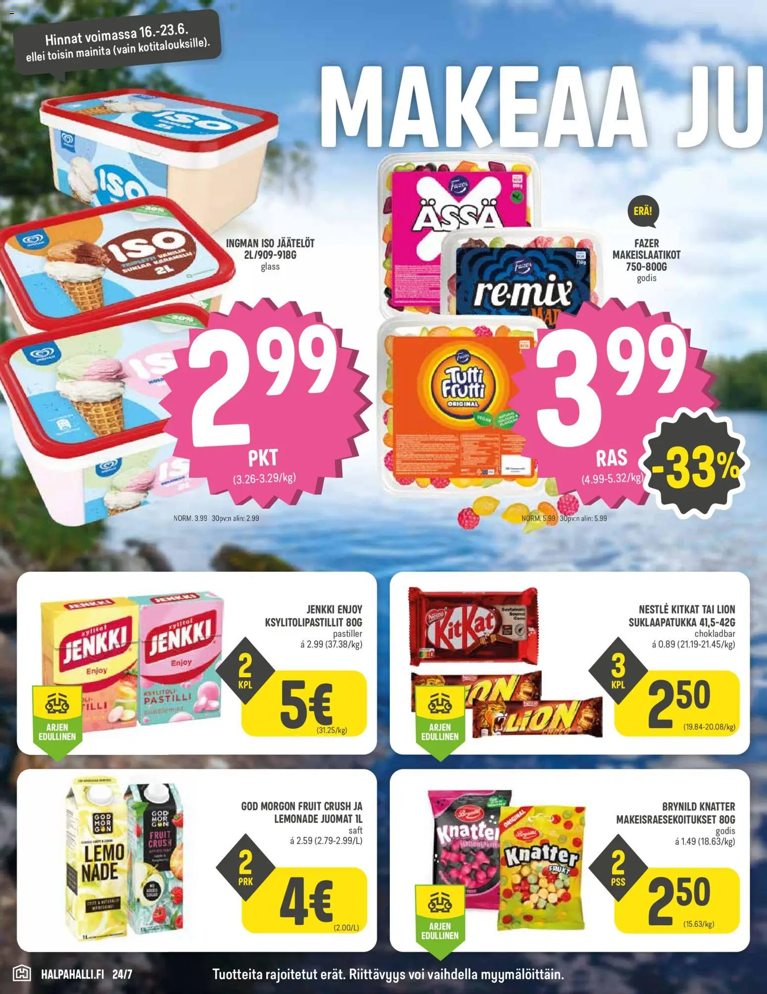 Halpa Halli tarjoukset – voimassa 16.06.2026 alkaen | Sivu: 4 | Tuotteet: Voi, Tutti
